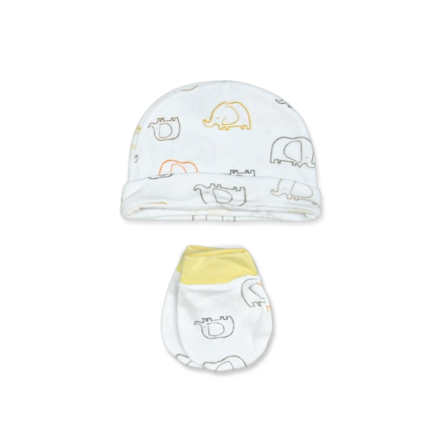 SUNNY YELLOW ELEPHANT ADVENTURE LAYETTE SET BOY
