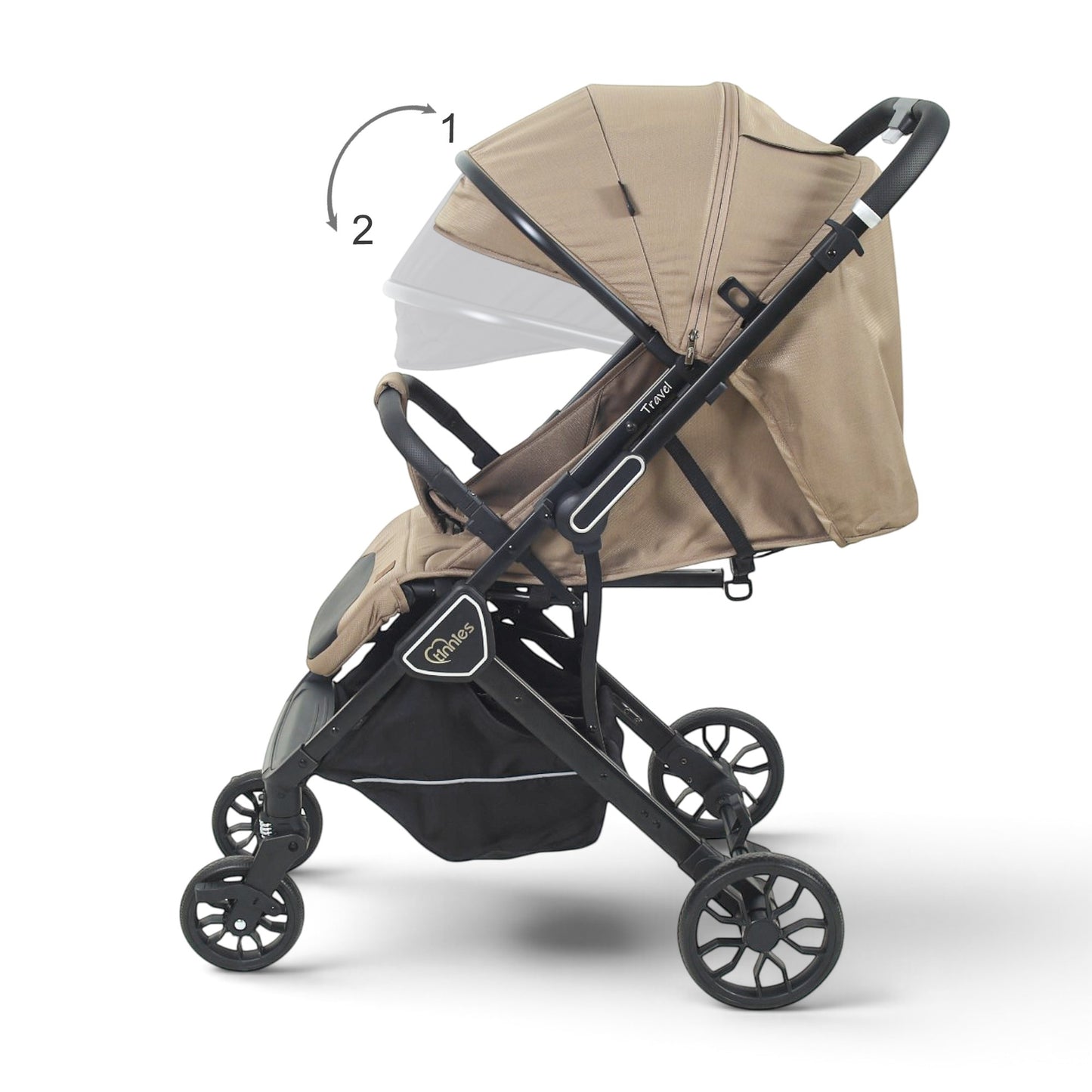 TINNIES TRAVEL STROLLER BEIGE