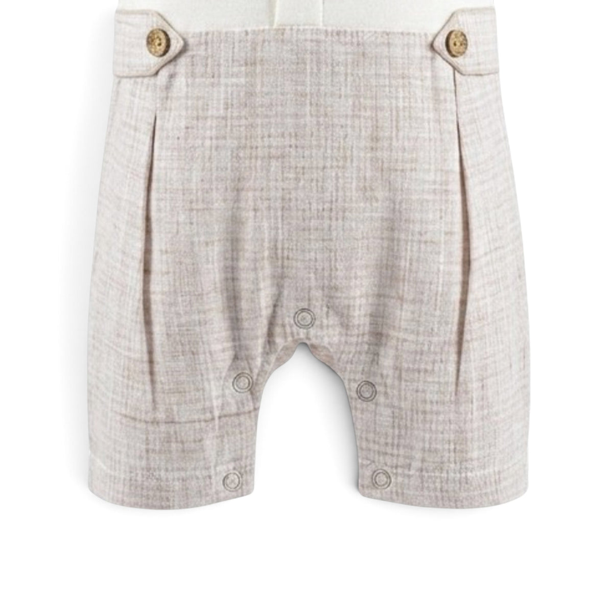BABY BOY COLLARED ROMPER