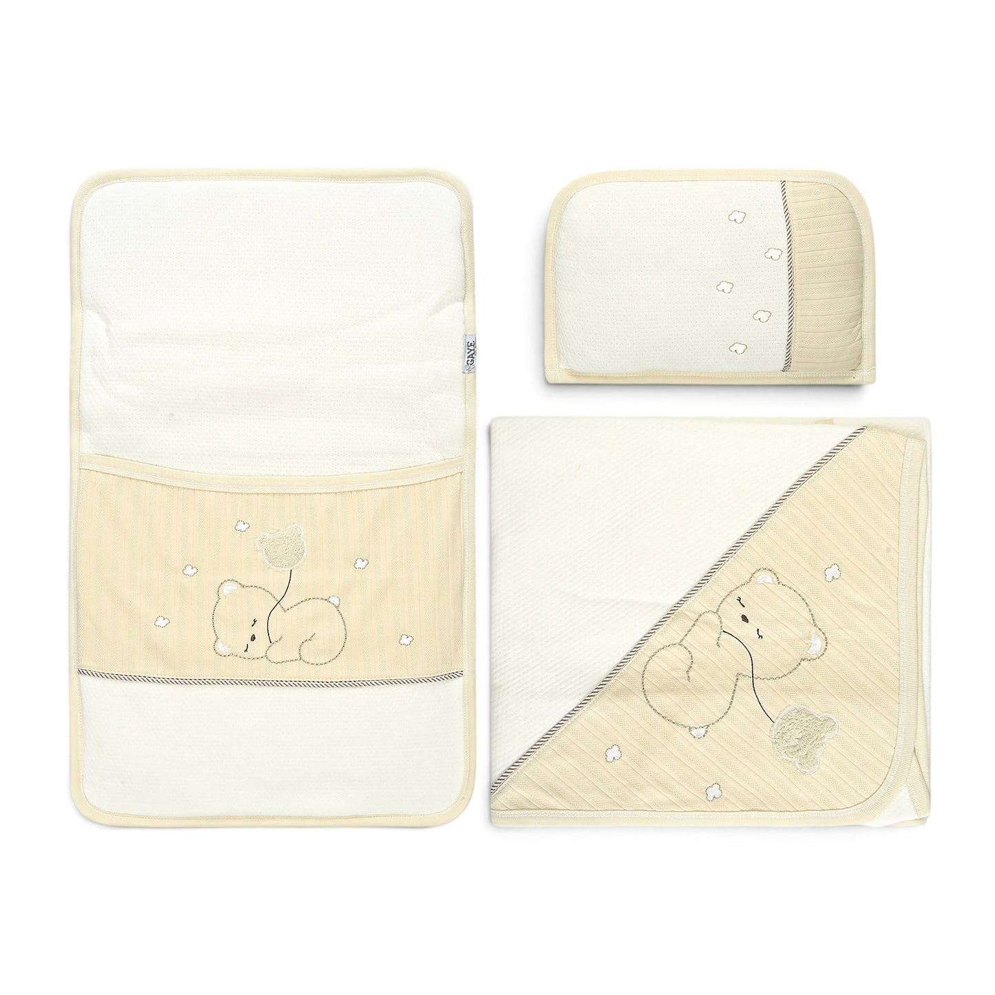 PREMIUM CREAM BEAR SLEEPING SET