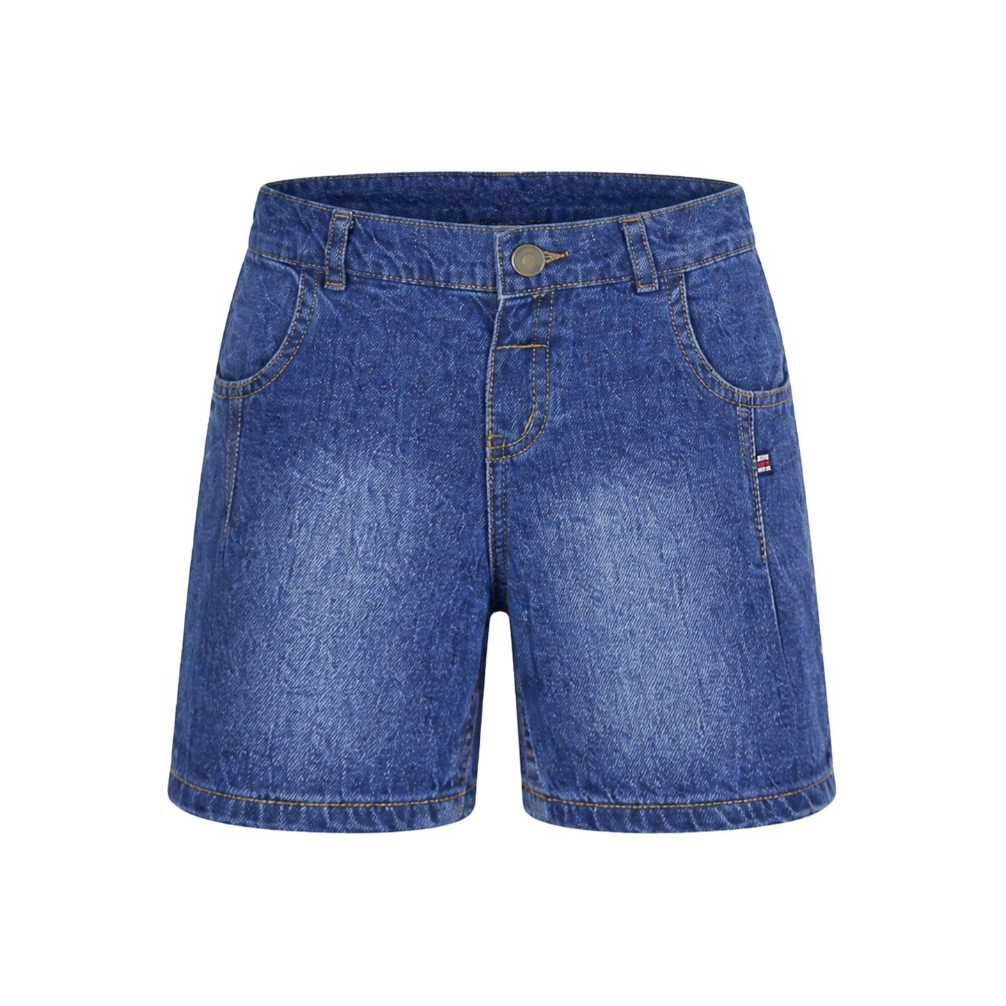 BOY LIGHT WASH CARGO SHORTS BERMUDA