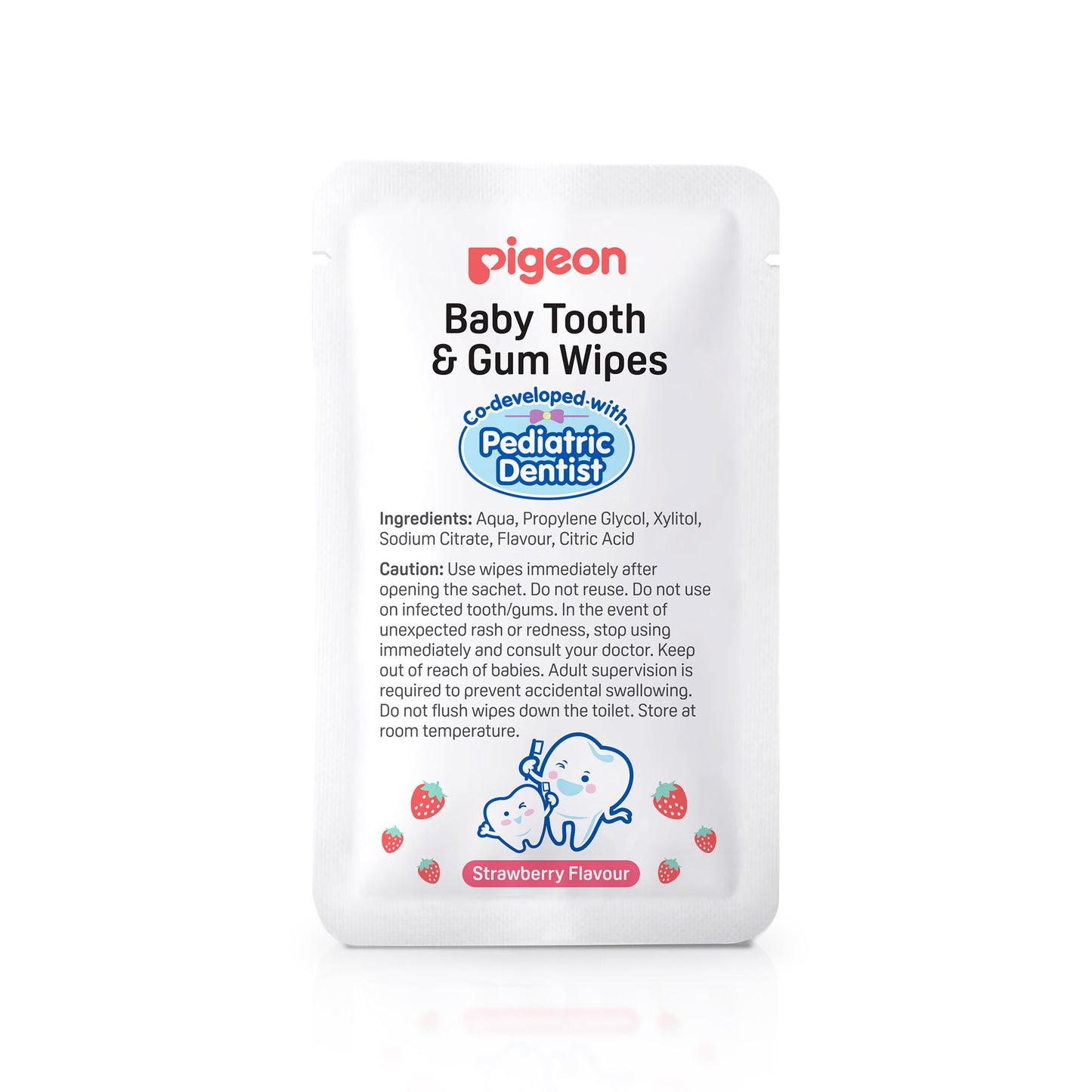 BABY TOOTH & GUM WIPES STRAWBERRY 20S