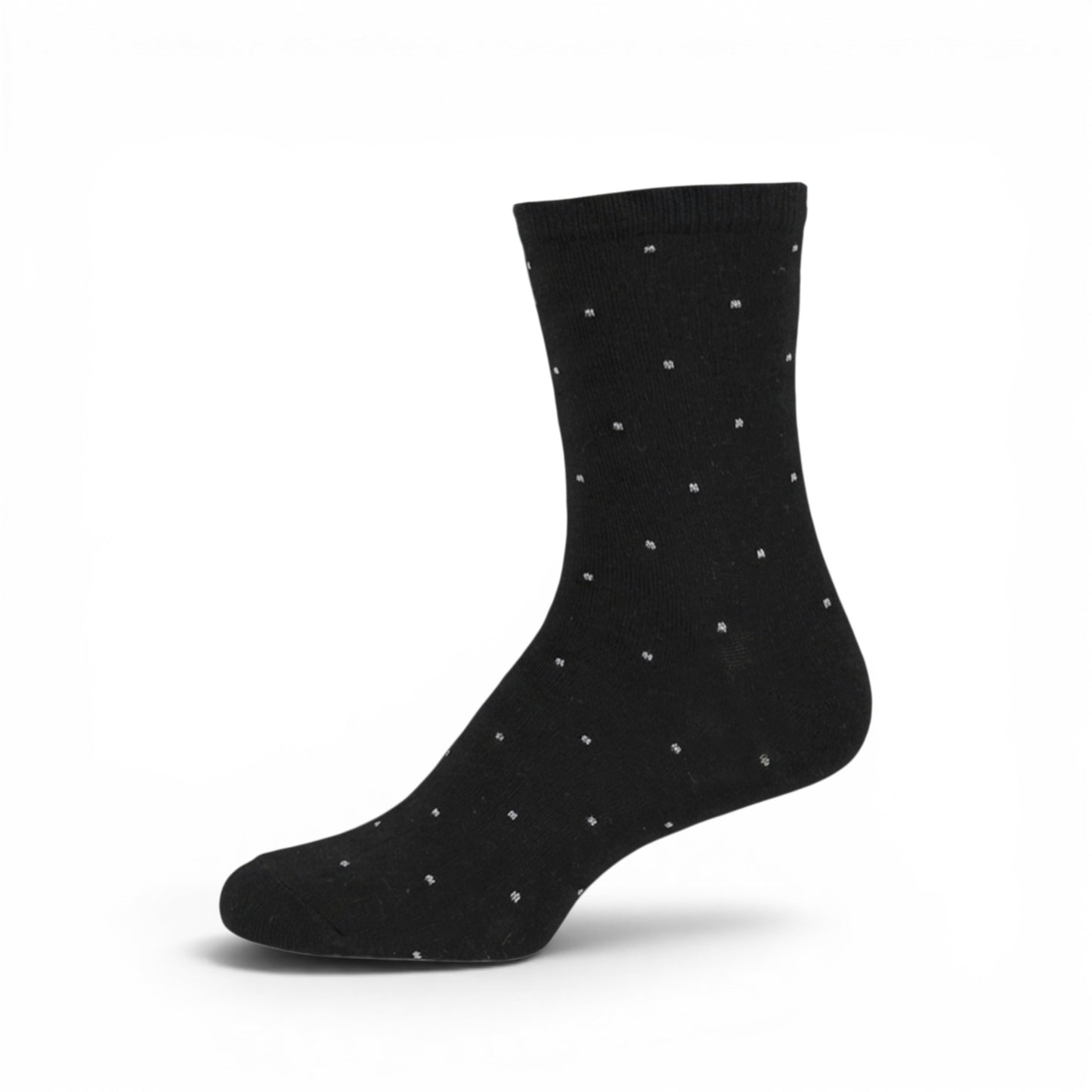 BLACK POLKA DOT GIRL SOCKS