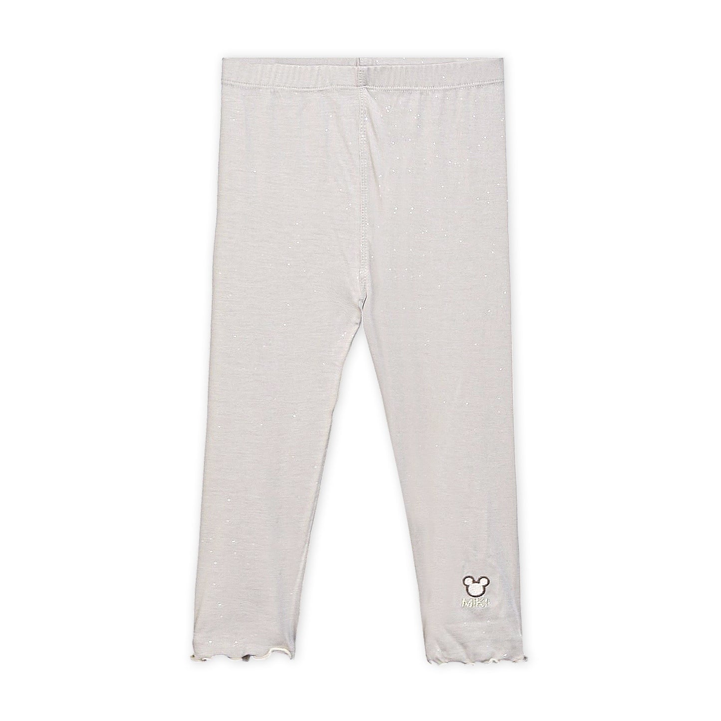 LIGHT GREY GLITTER MICKEY TROUSERS