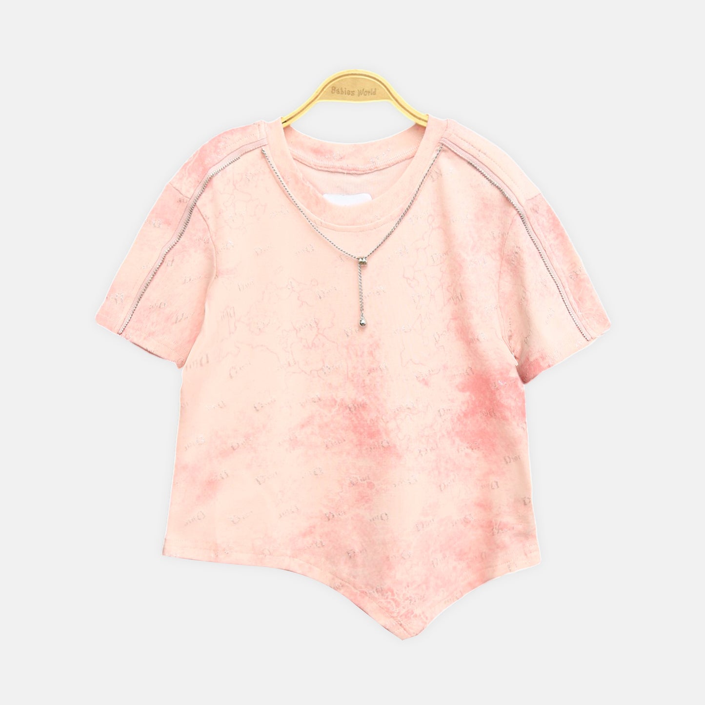 Tie-Dye Chic Set - Pink & White