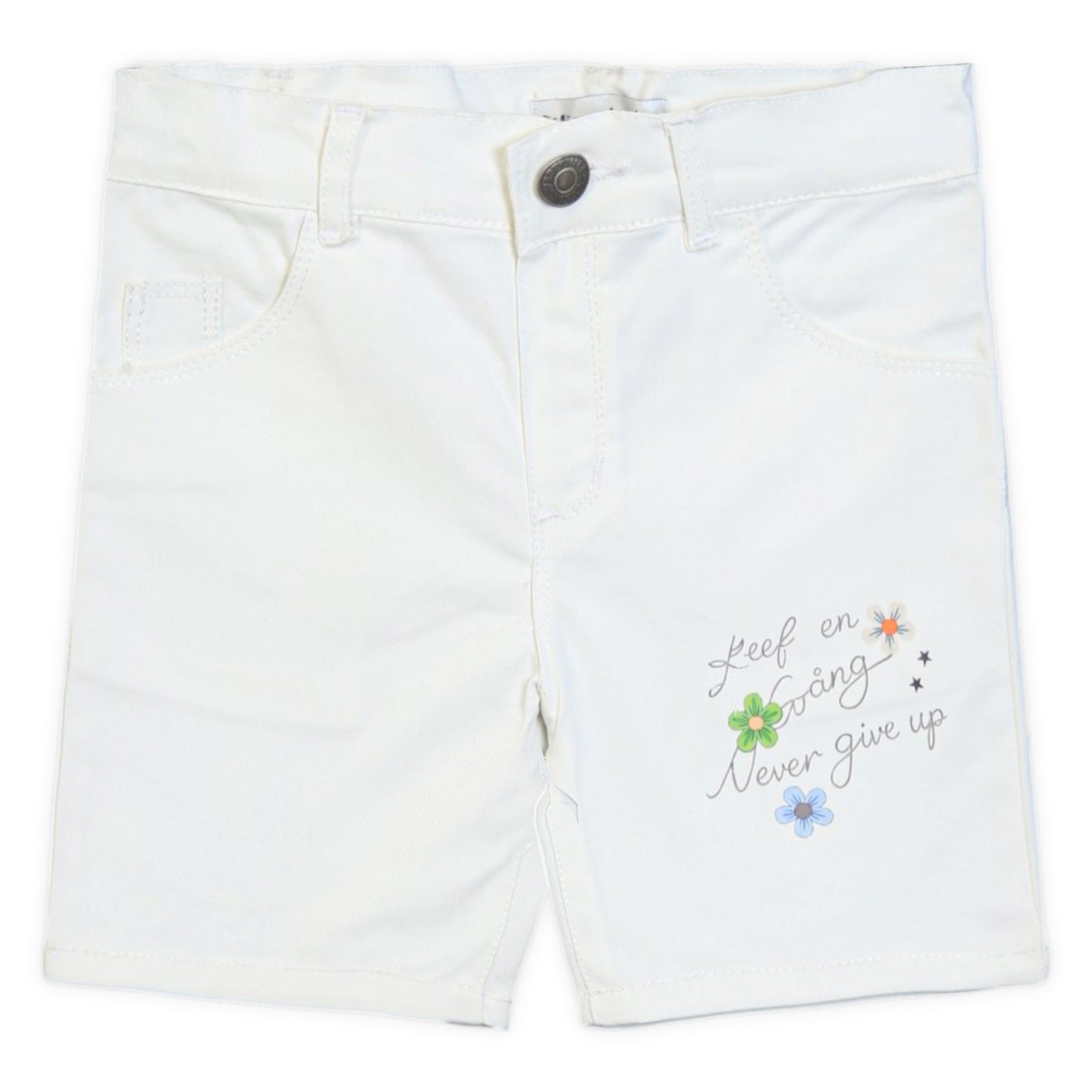 WHITE FLOWER MOTTO SHORT