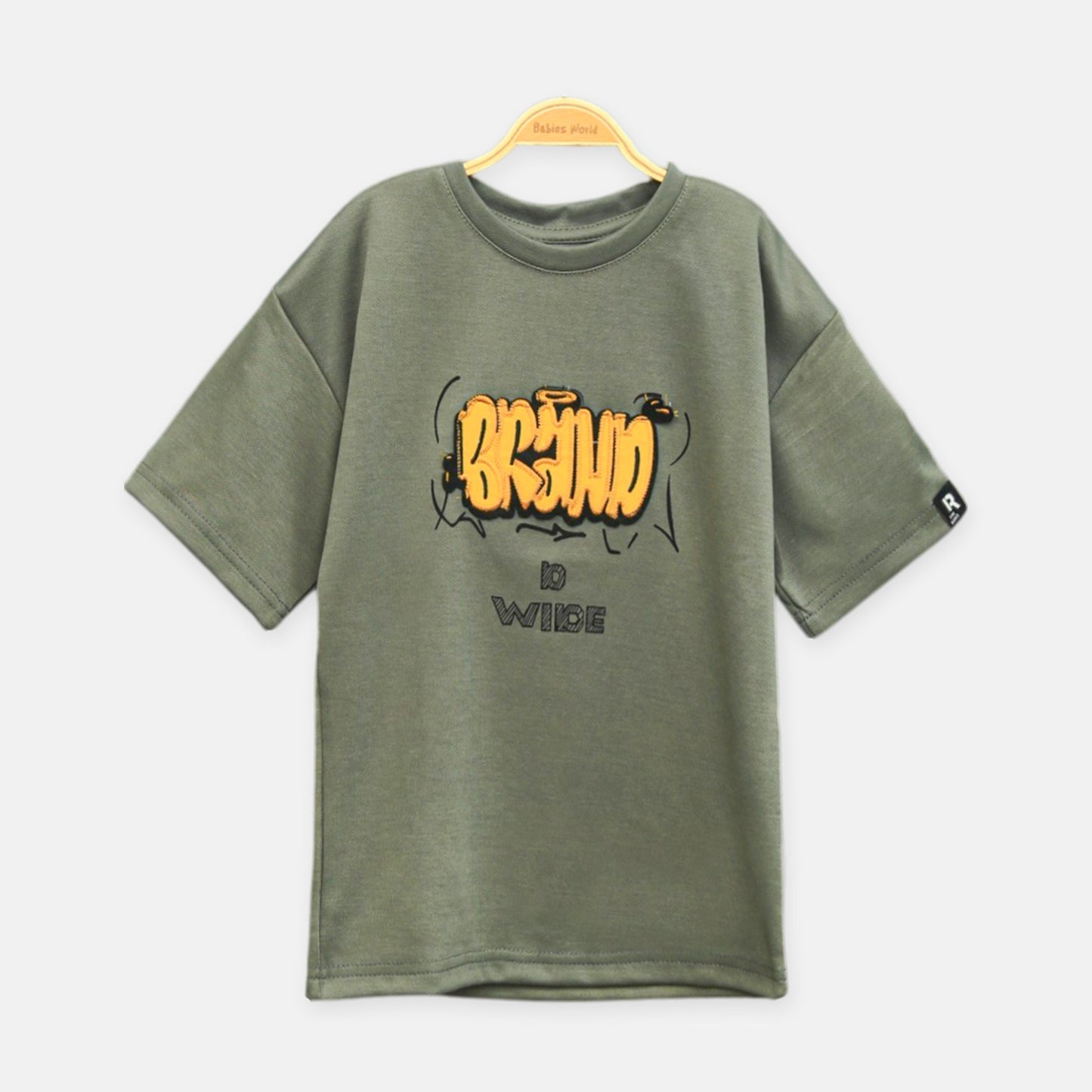 Olive Graphic Street Tee