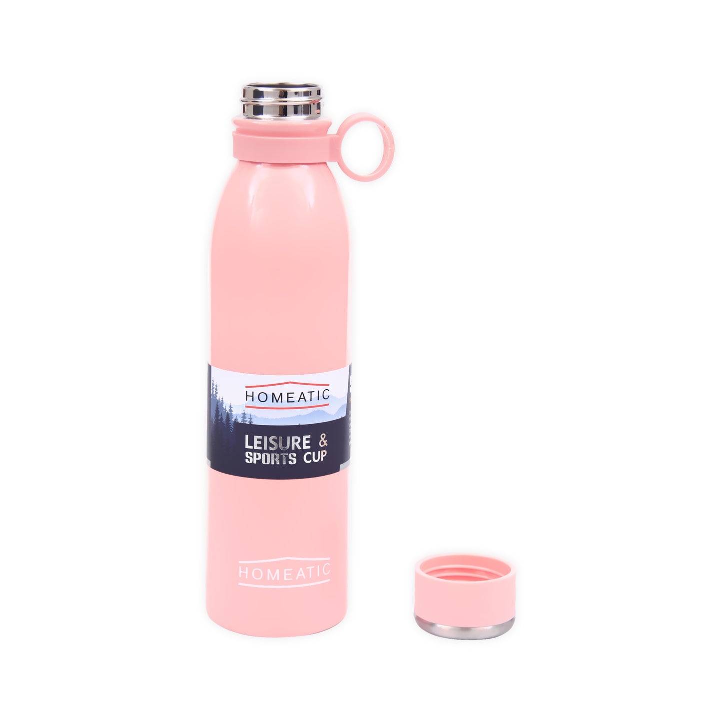 STEEL WATER BOTTLE 750 ML PINK