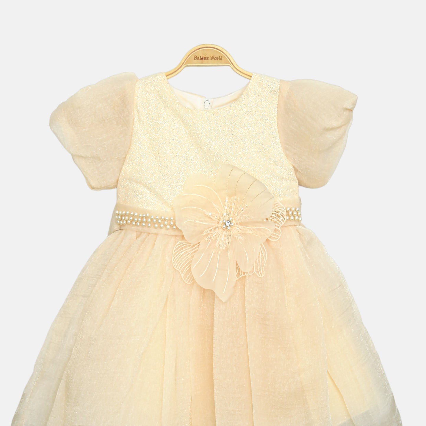 Puff-Sleeve Frock - Lemon