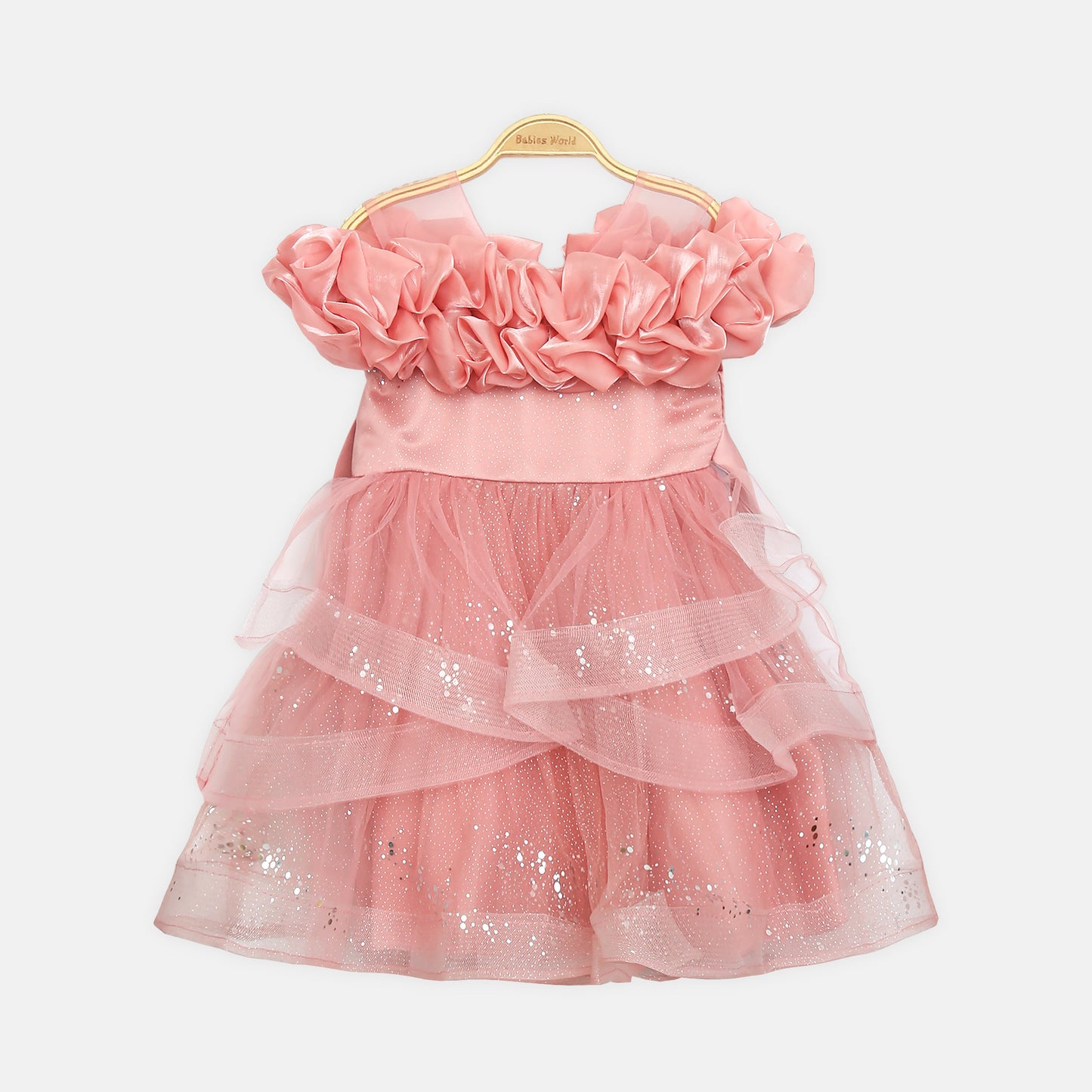 Glitter Frock - Tea Pink