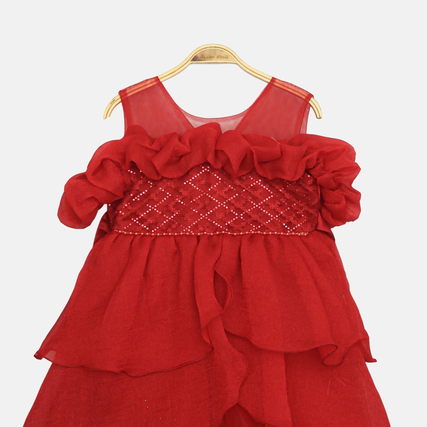 Embellished Tiered Party Frock