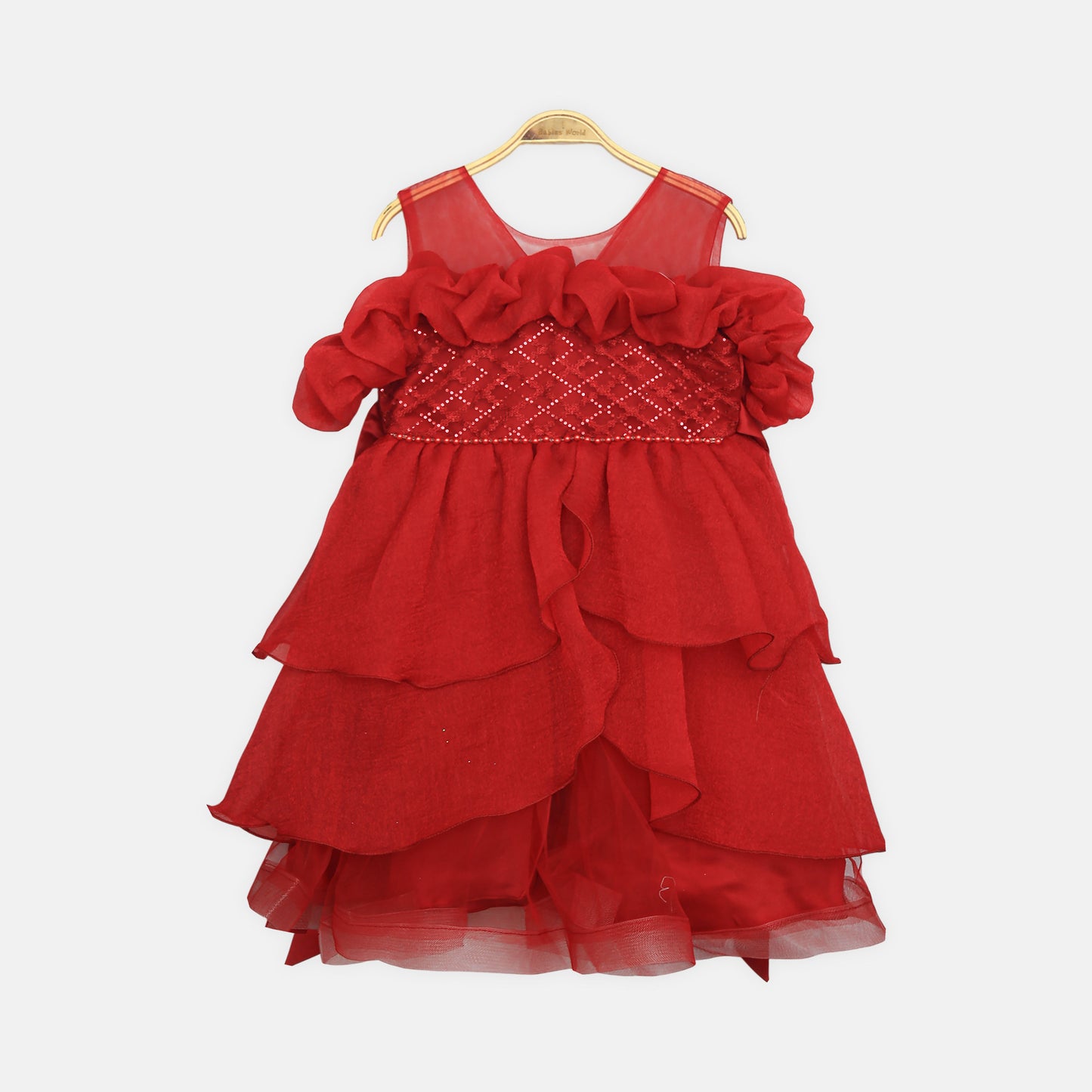 Embellished Tiered Party Frock