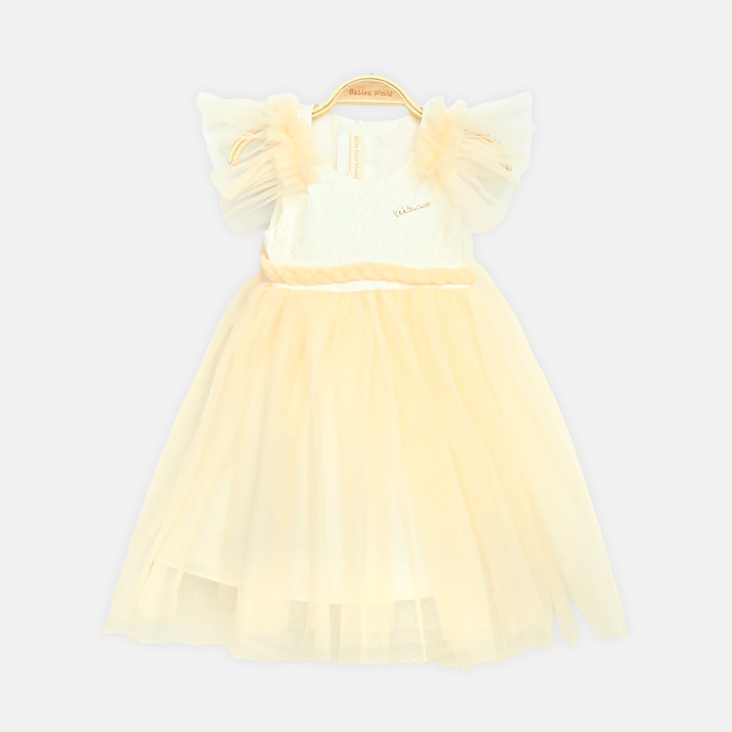 Apricot Glimmer Frock