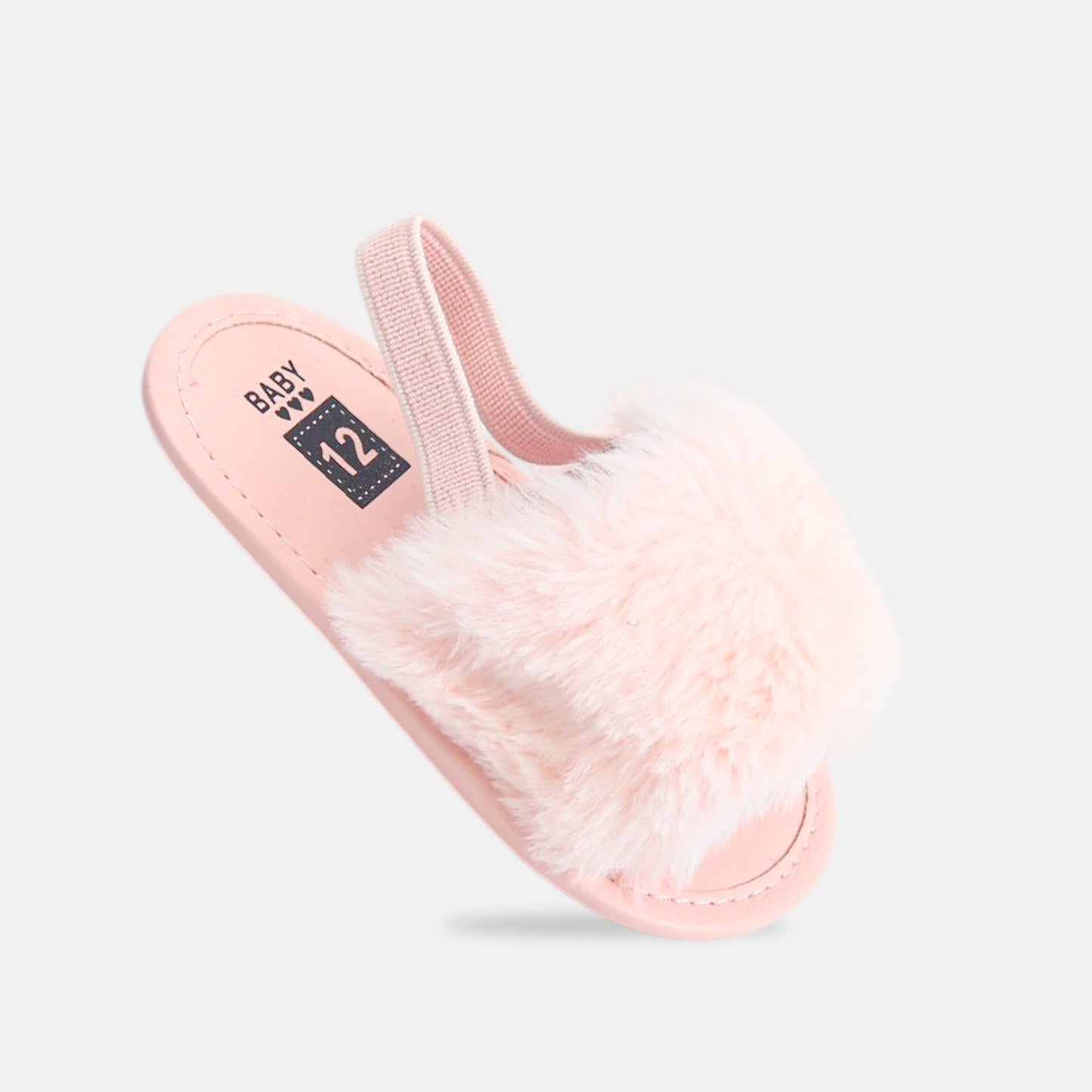 Baby Pink Furry Step Prewalkers