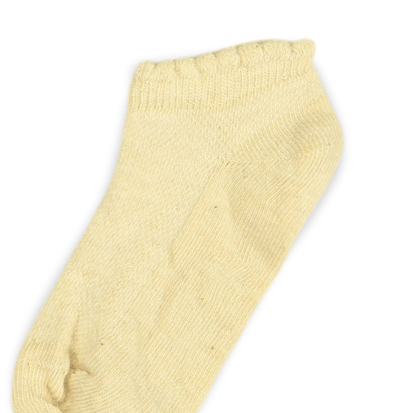 BEIGE AND ASH WHITEDUAL-TONE GIRL SOCKS PK-2