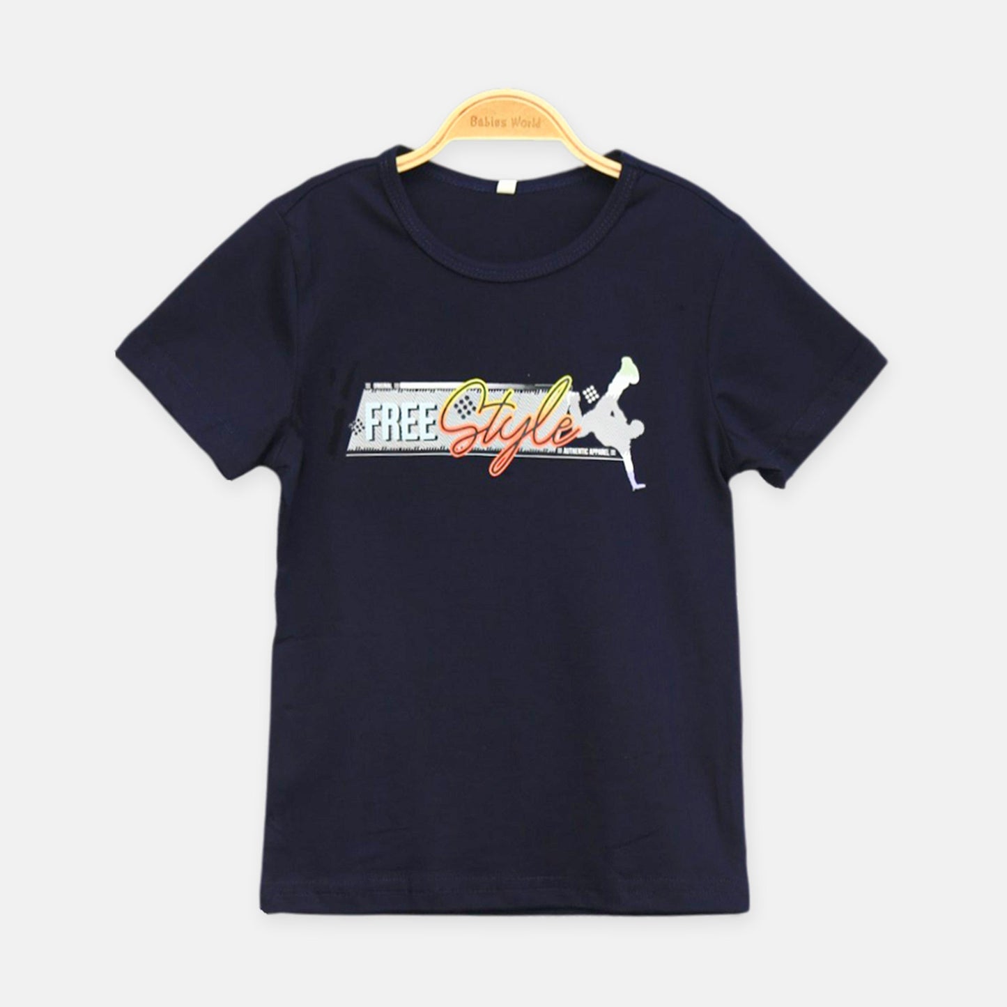 Navy Free Style Tee