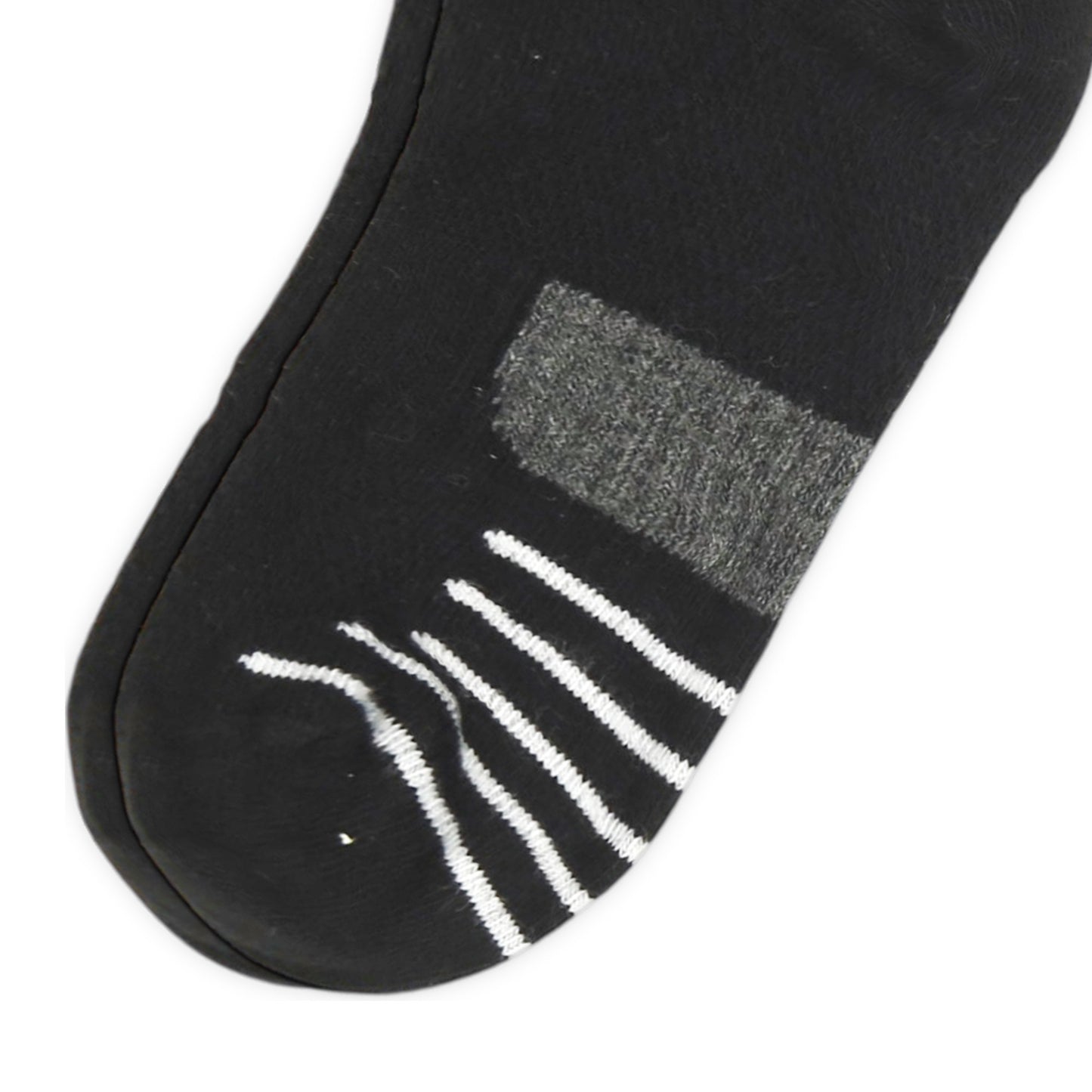 BLACK AND WHITE STRIPED GIRL SOCKS