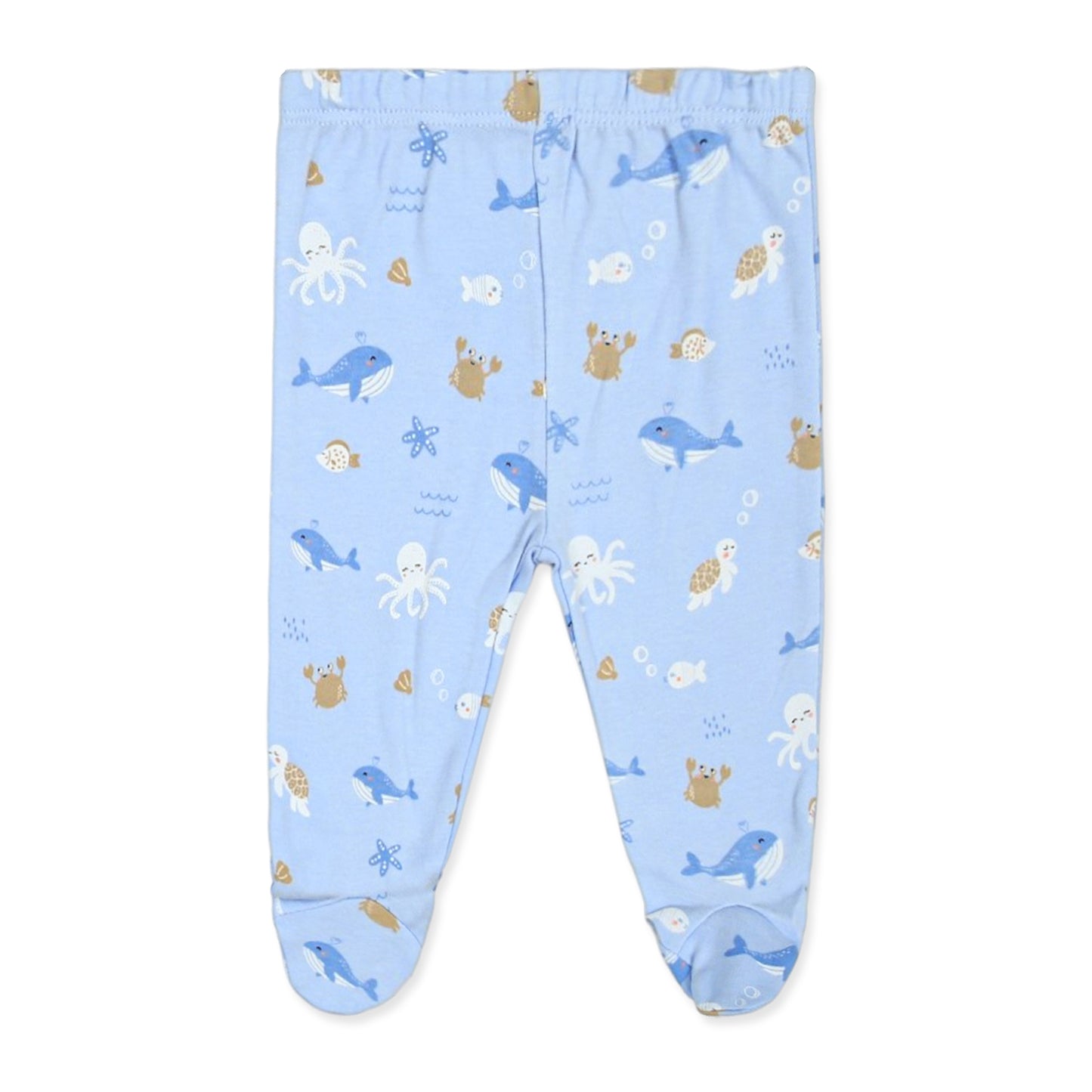 UNDER THE SEA 5-PIECE LAYETTE SET (BLUE/PURPLE) BOY