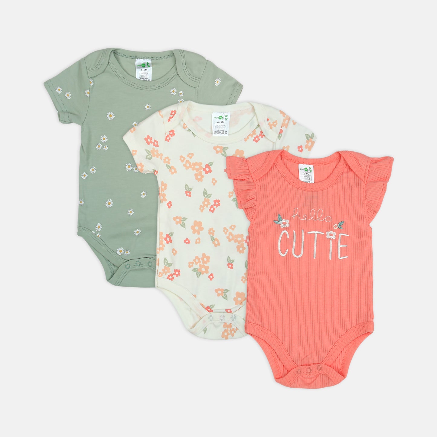 Hello Cute & Floral 3-Piece Set