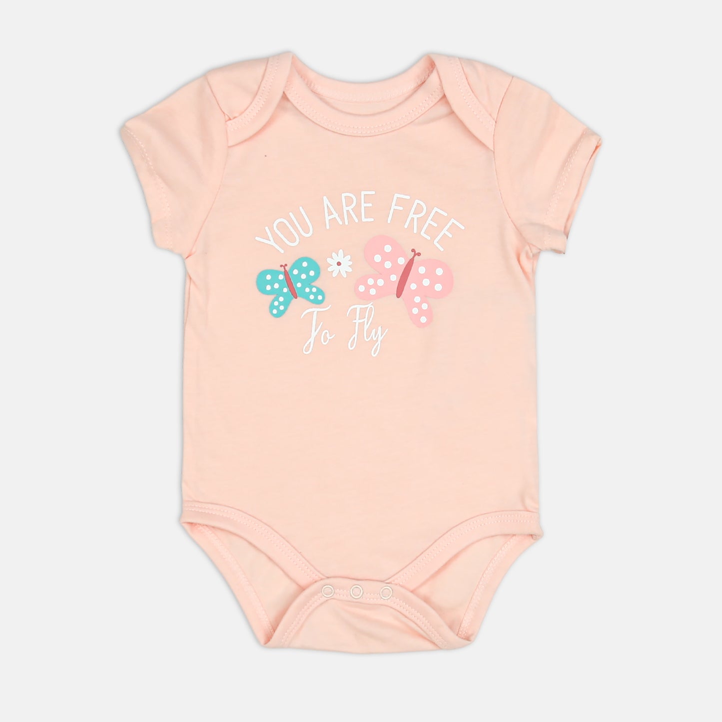Floral & Butterfly 3-Piece Bodysuit Set