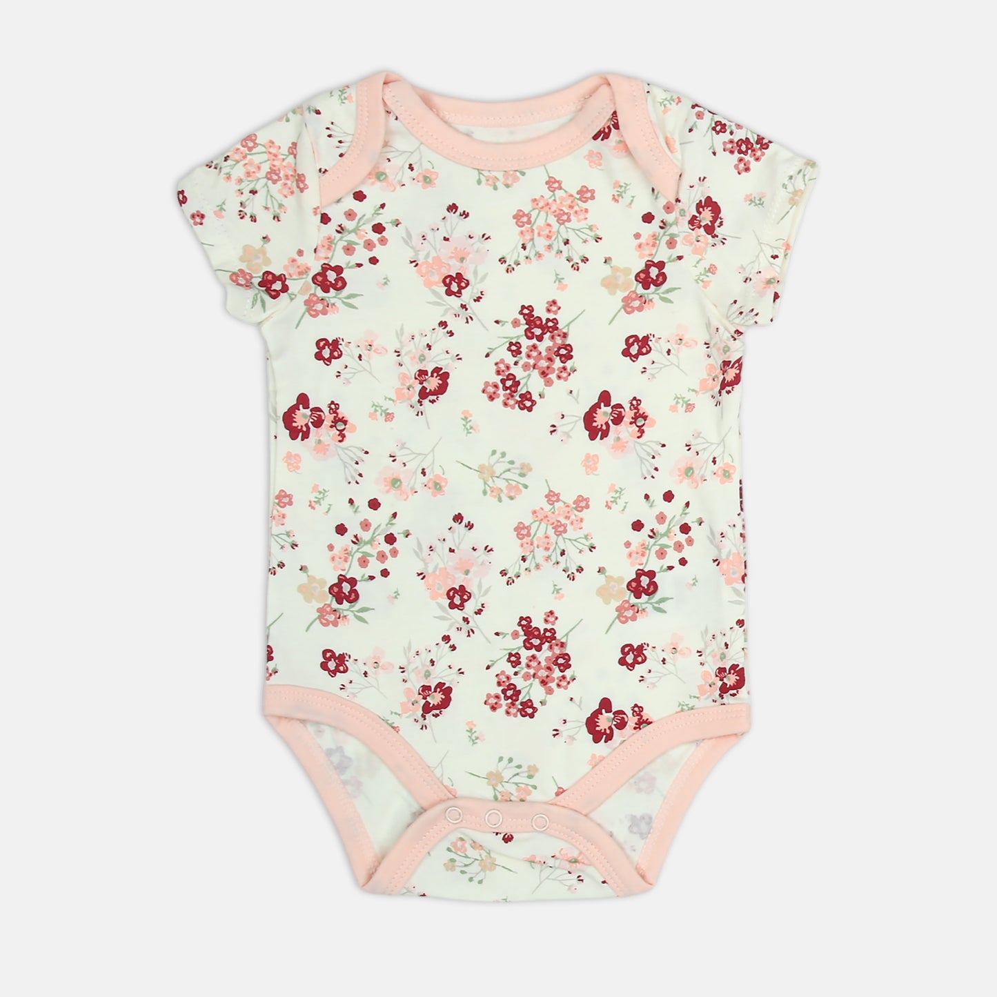 Floral & Butterfly 3-Piece Bodysuit Set