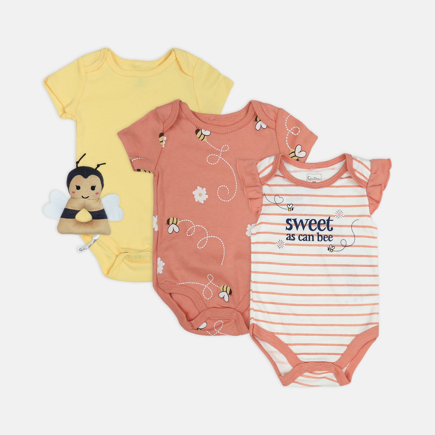 "Sweet As Can Bee" 3-Piece Set With Toy