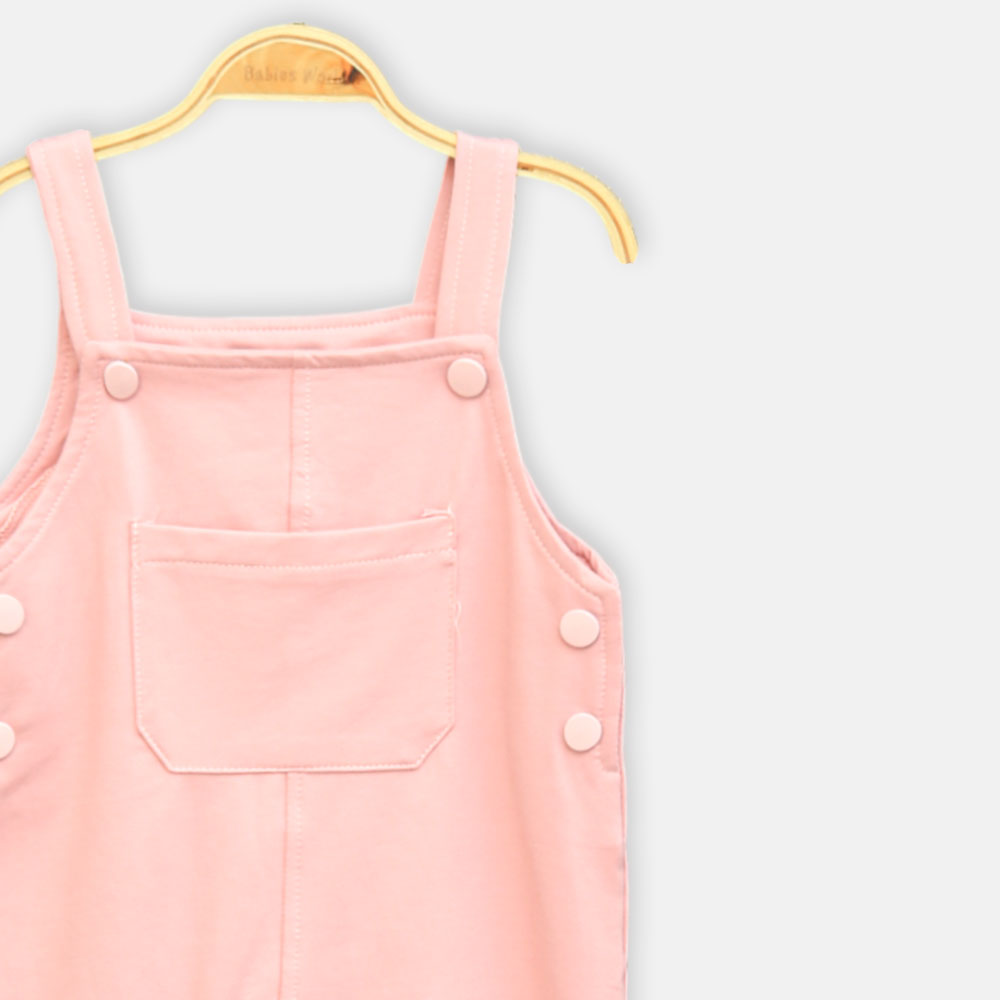 Girl's Dungaree Pink
