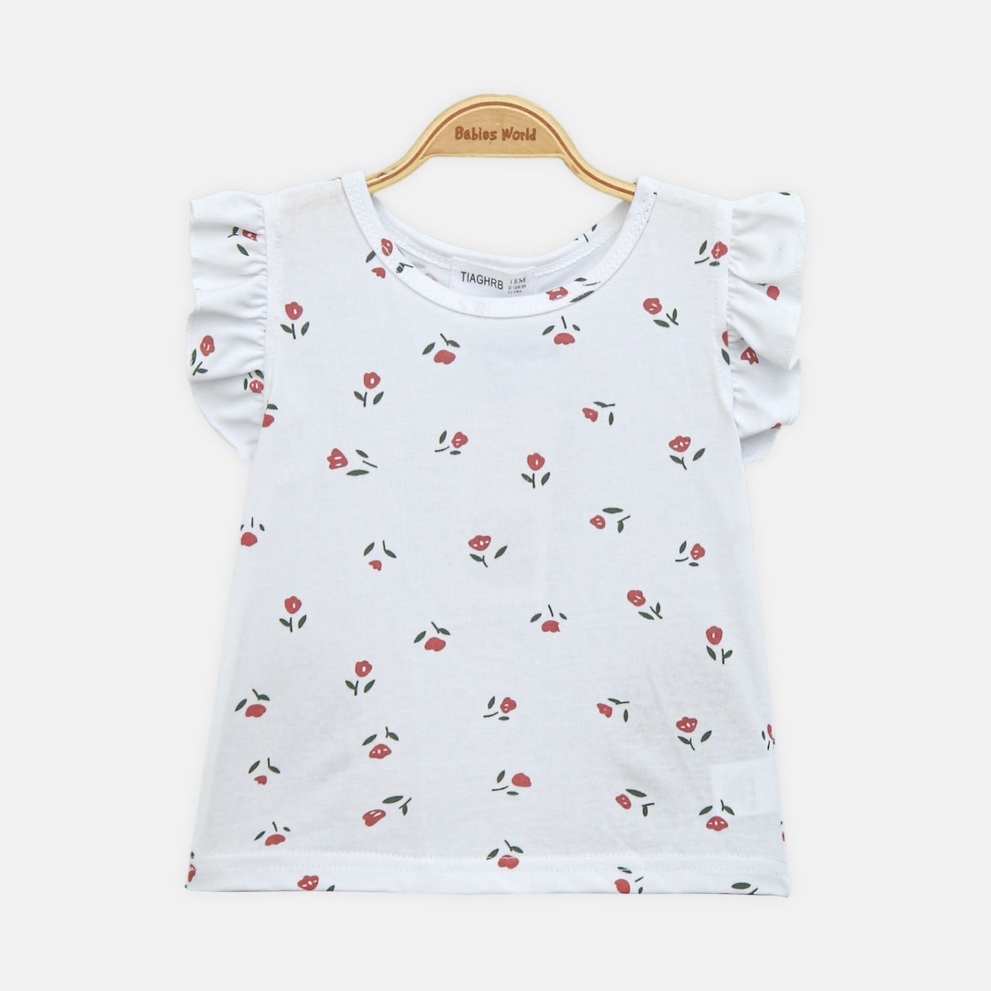 Flower Pinafore Romper Set