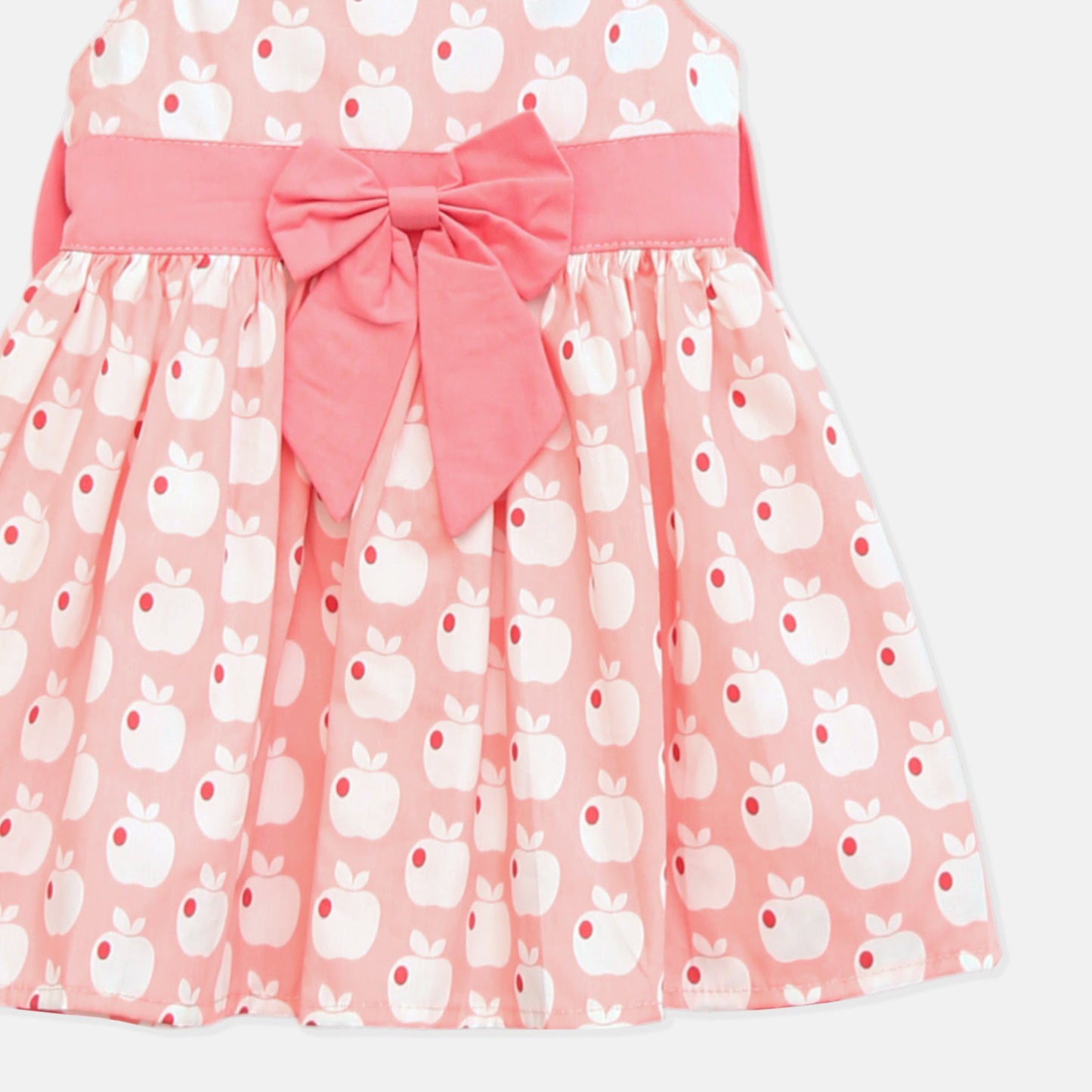 Peach Blossom Dress & Hat Set