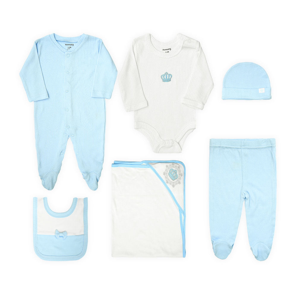 Boy Gift Set Little Prince Crown 6-Piece