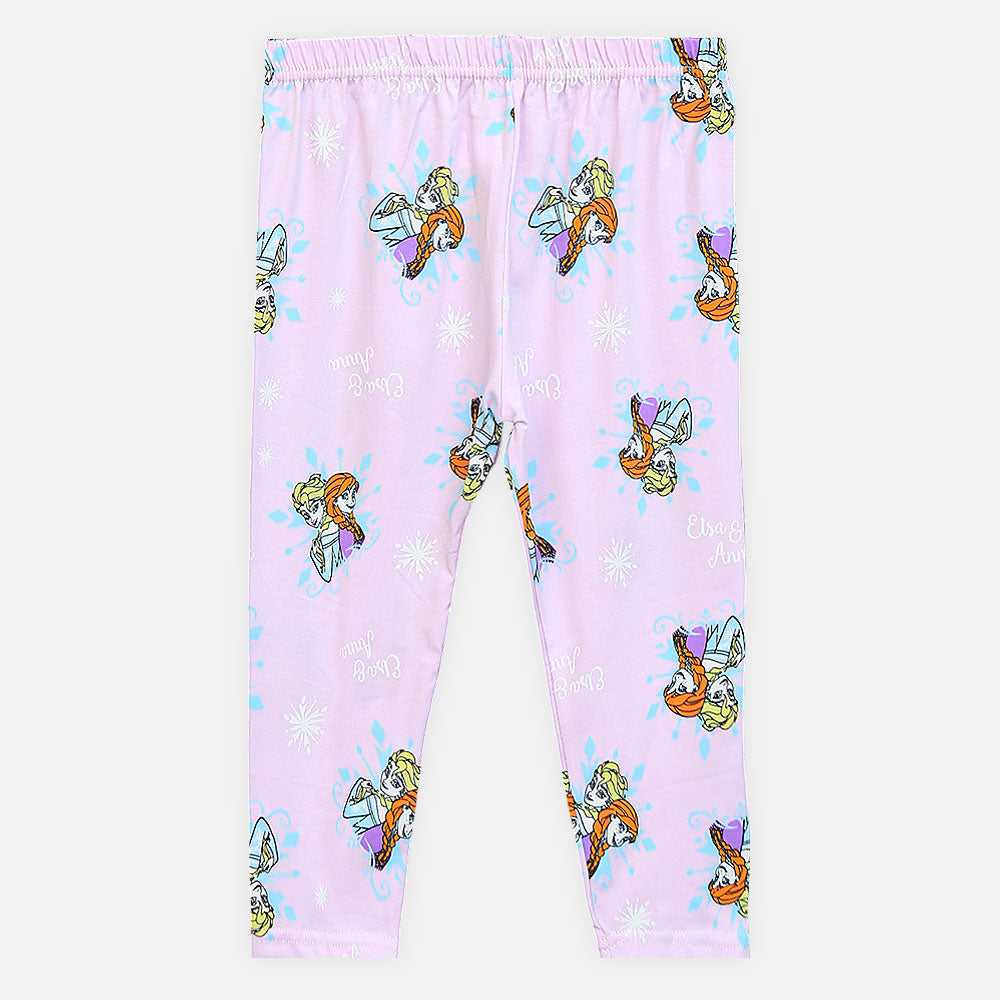 Girls' Peach Frozen Nightsuit