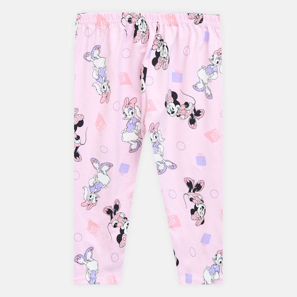 Girls' Pink Micky The First Nightsuit