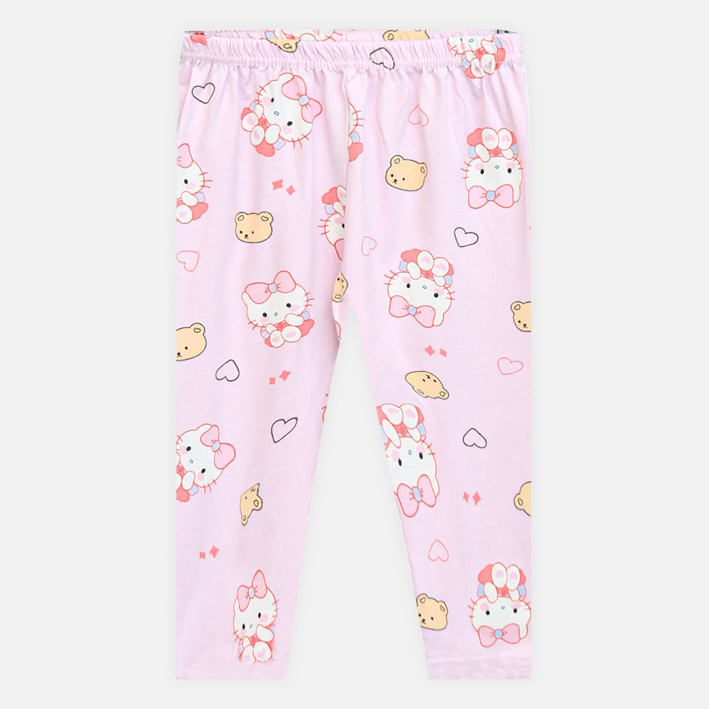 Girls' Peach Hello Kitty Nightsuit