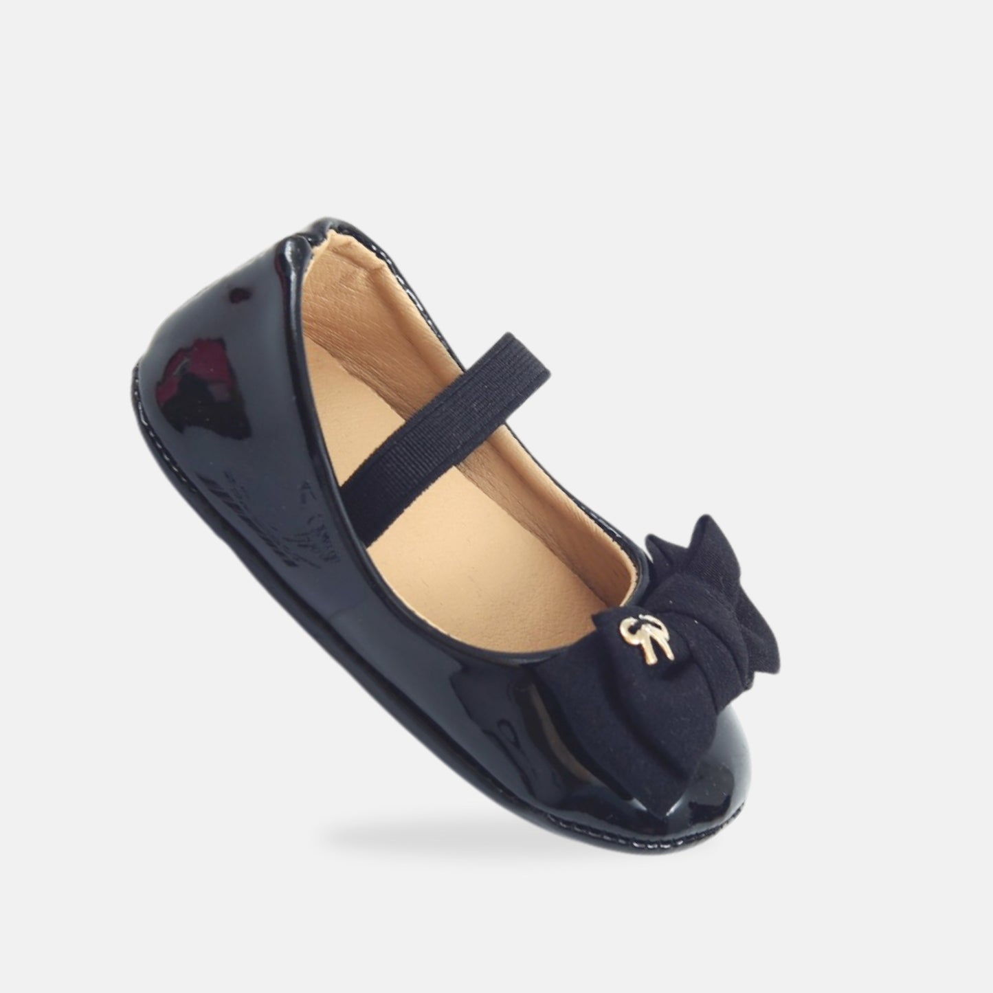 Black Jeweled Bow Pre-Walker