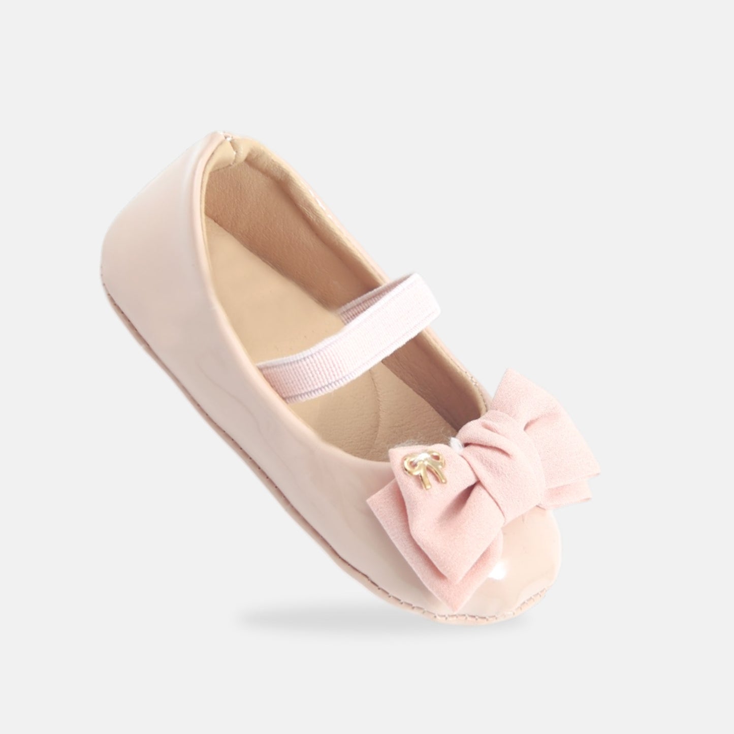 Dusty Pink Bow Pre-Walker
