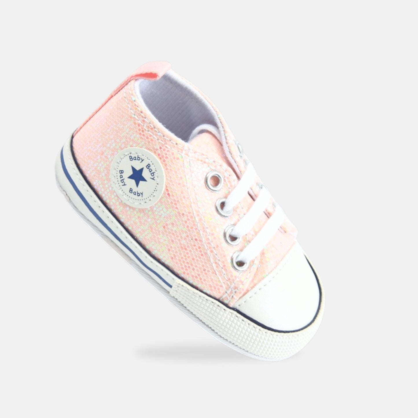Pink Glitter Sneakers