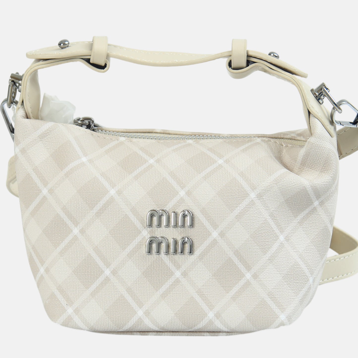 Checkered Miu-Miu Chic