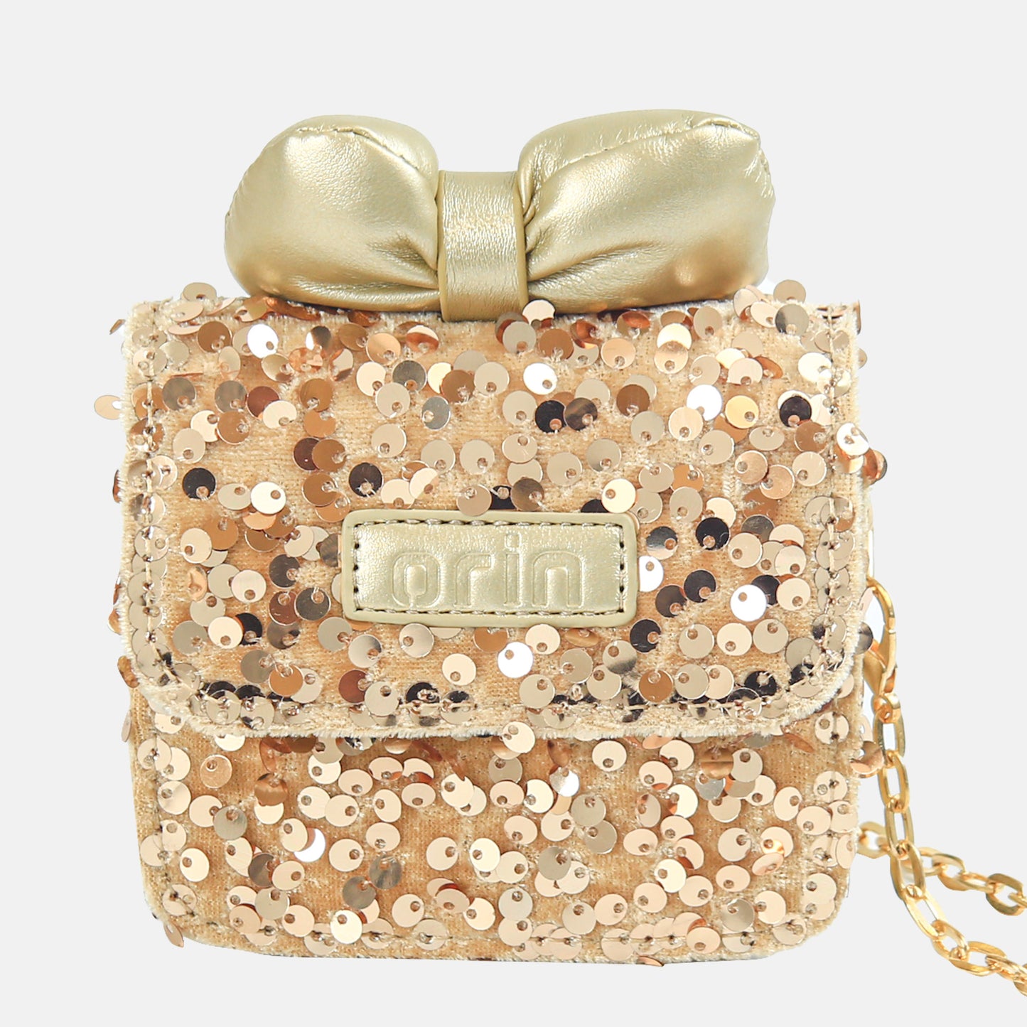 Gold Sequin Mini Bag