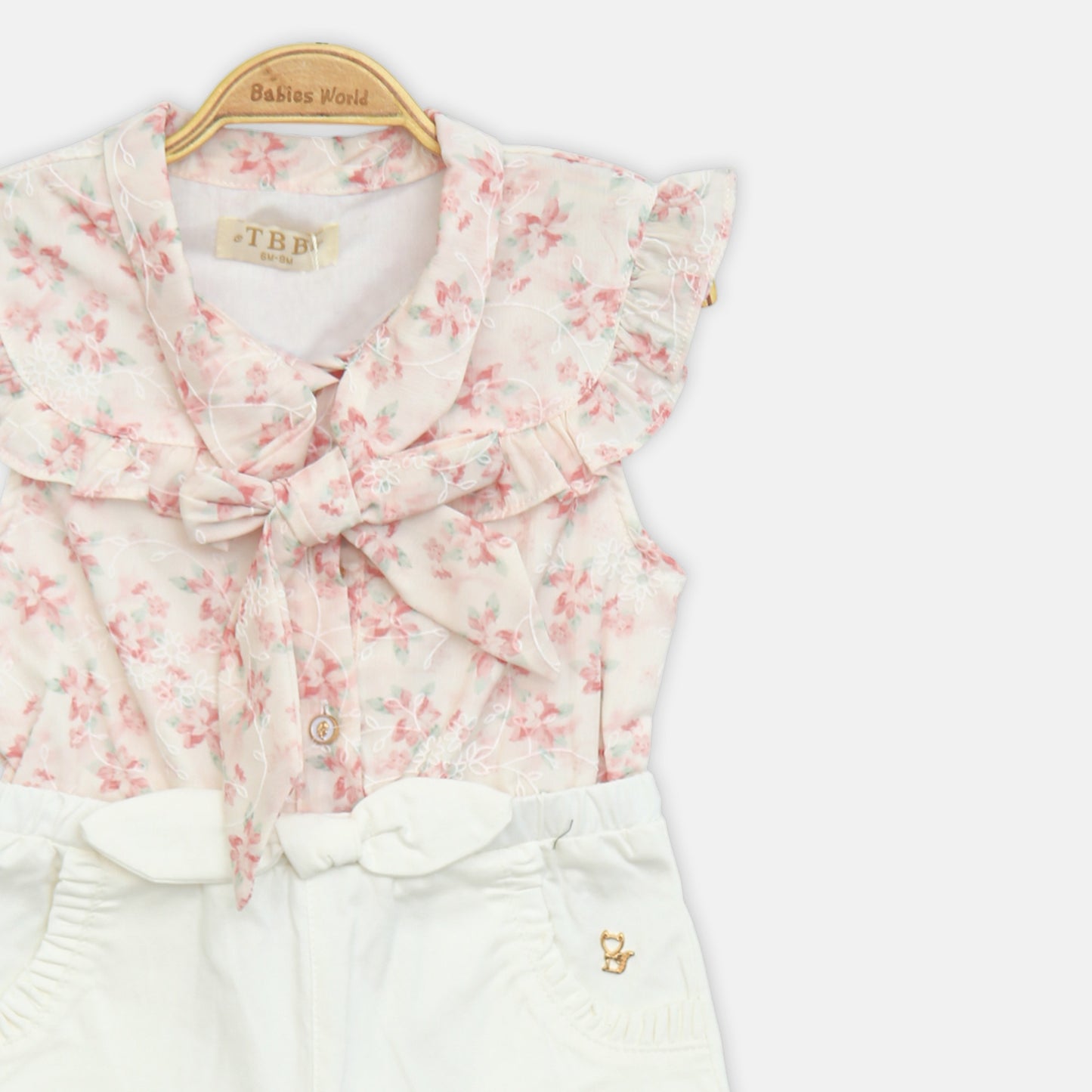 Girl Romper Rose Garden Ensemble