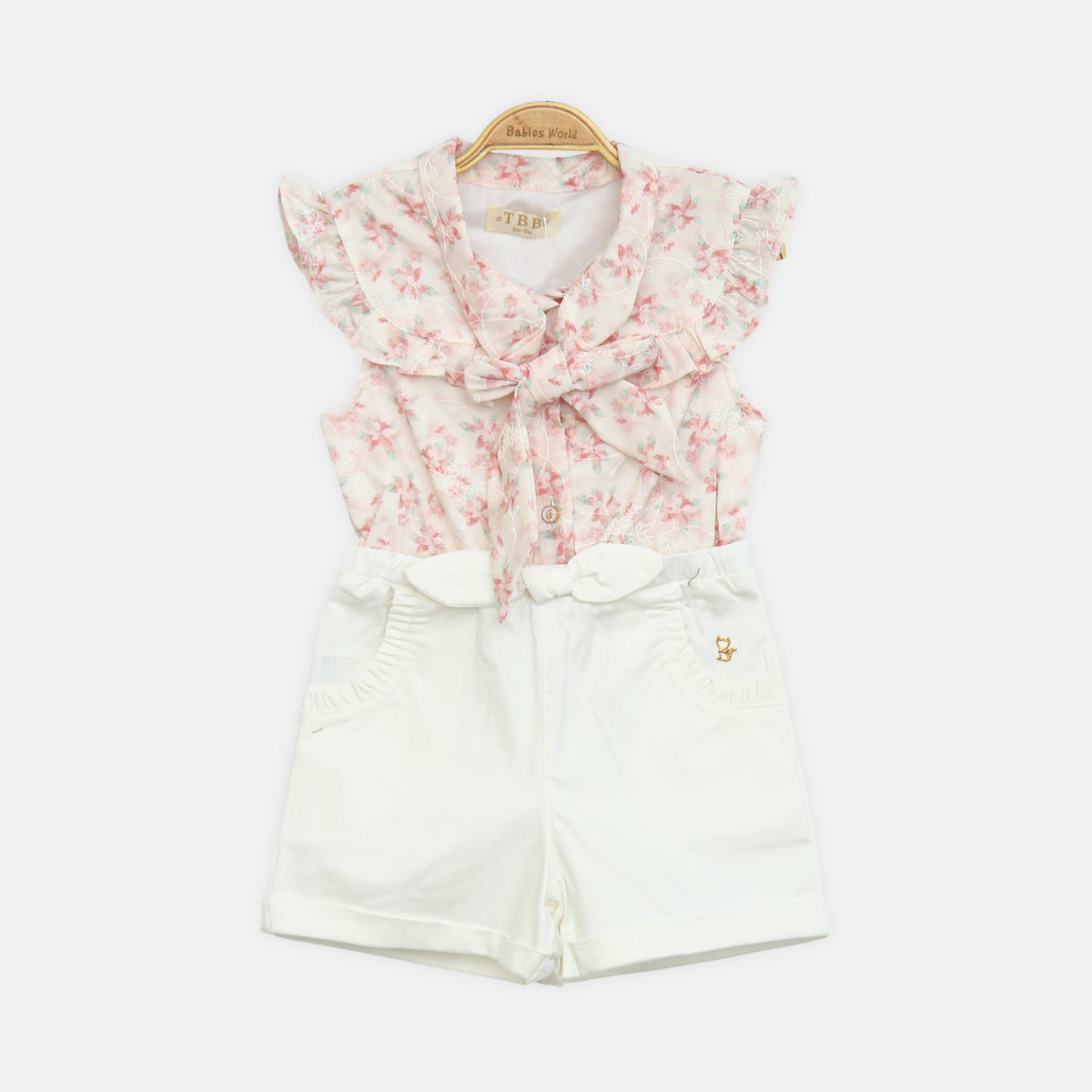 Girl Romper Rose Garden Ensemble