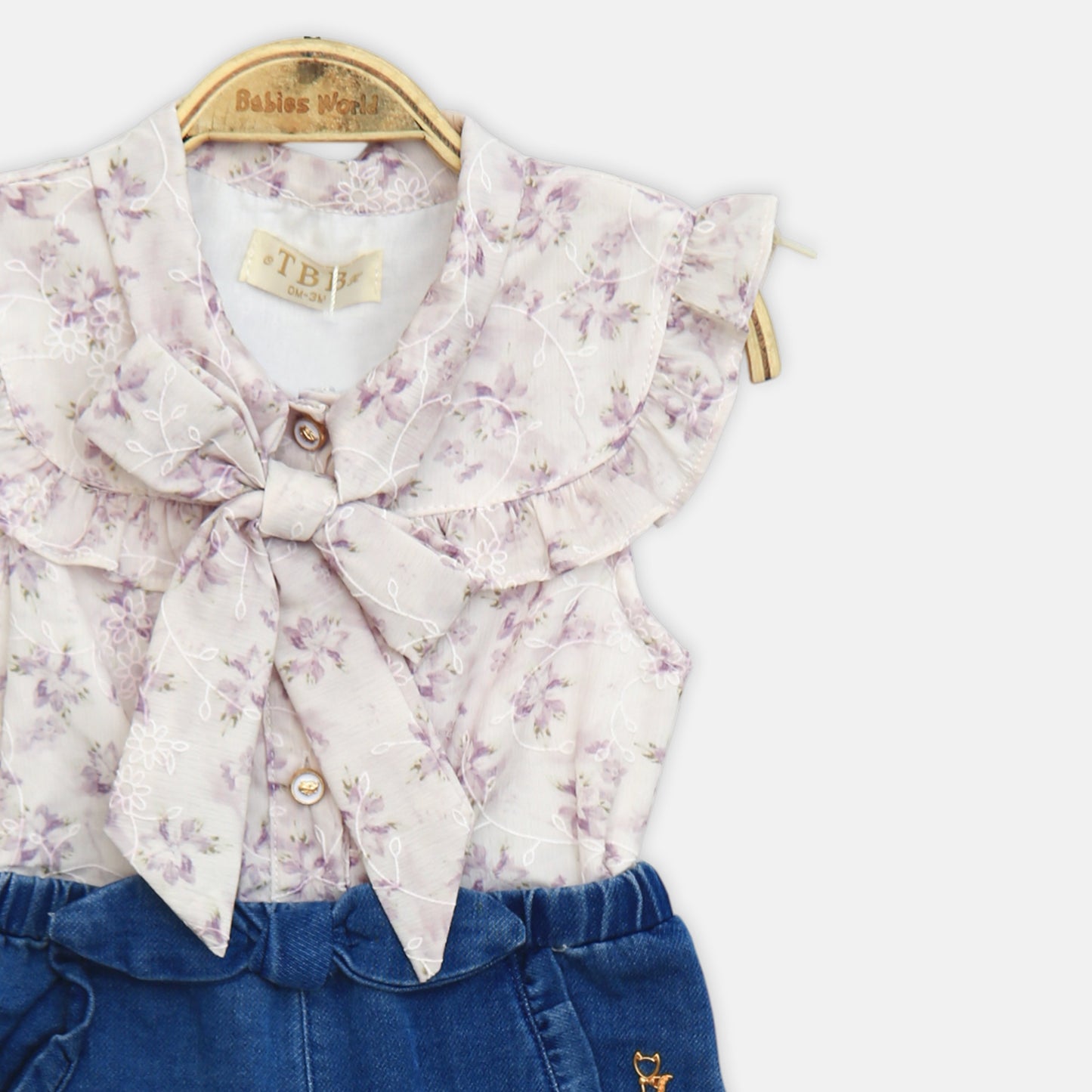 Floral Indigo Set Romper