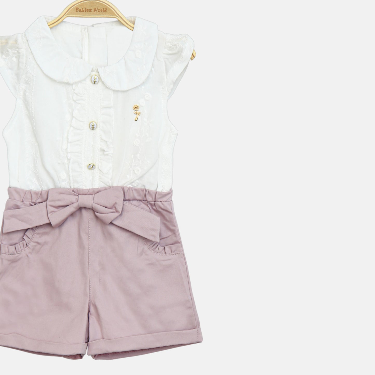 Lavender Bloom Romper
