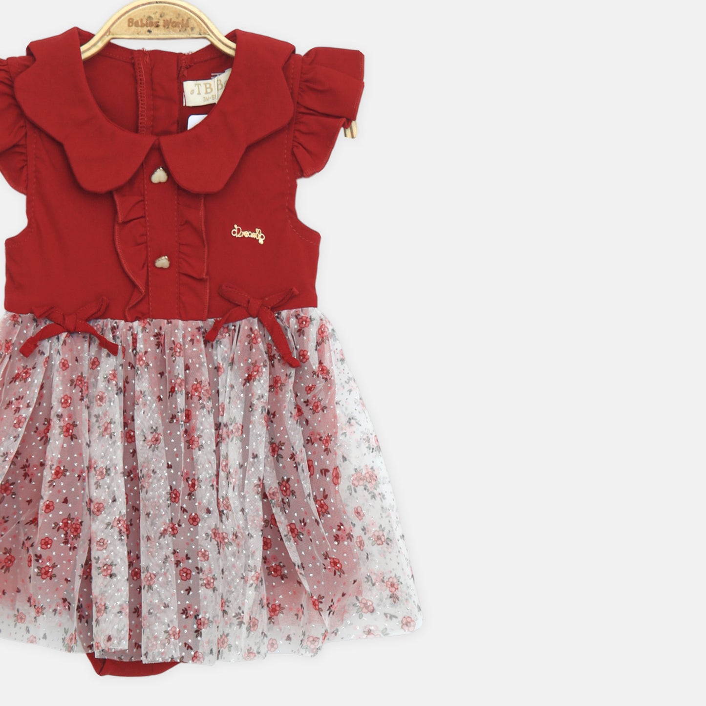 Peach Blossom Tutu Romper