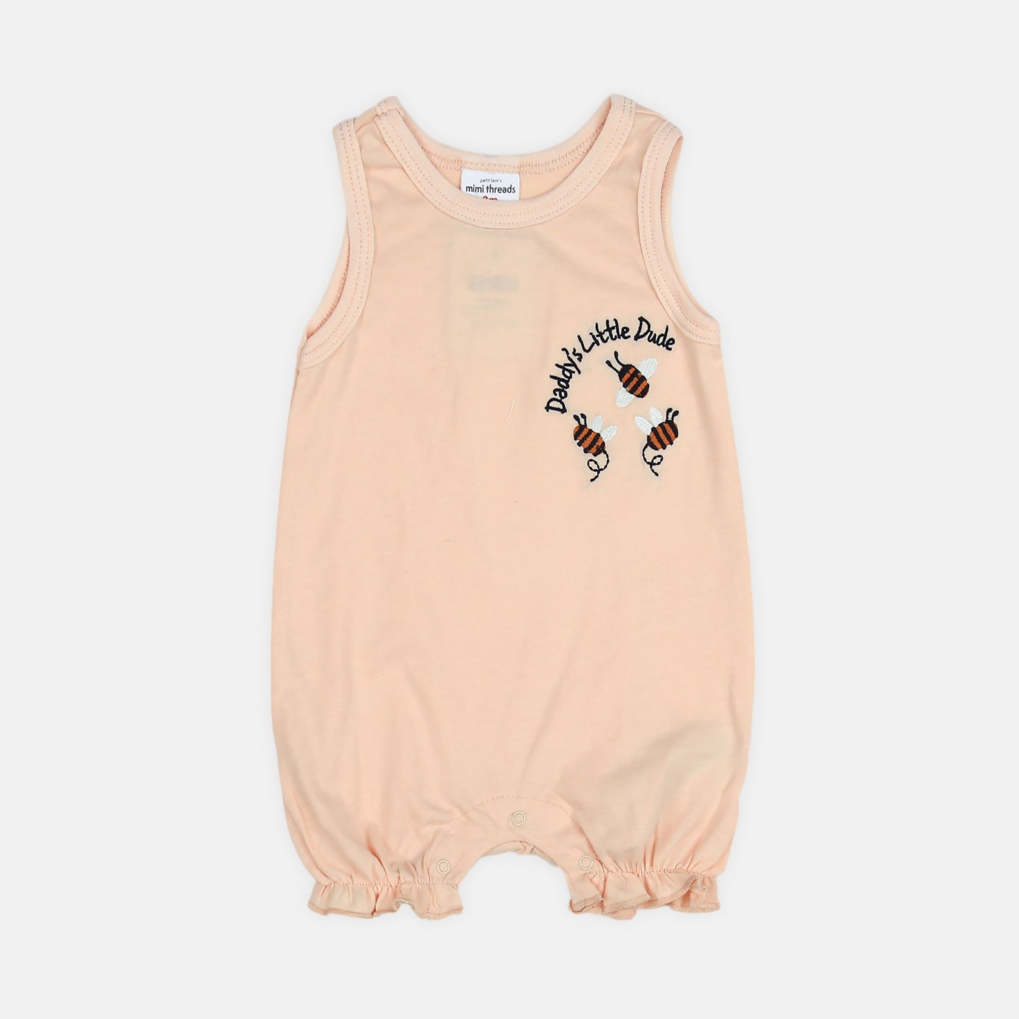 Bee & Ladybug 3-Piece Romper Set