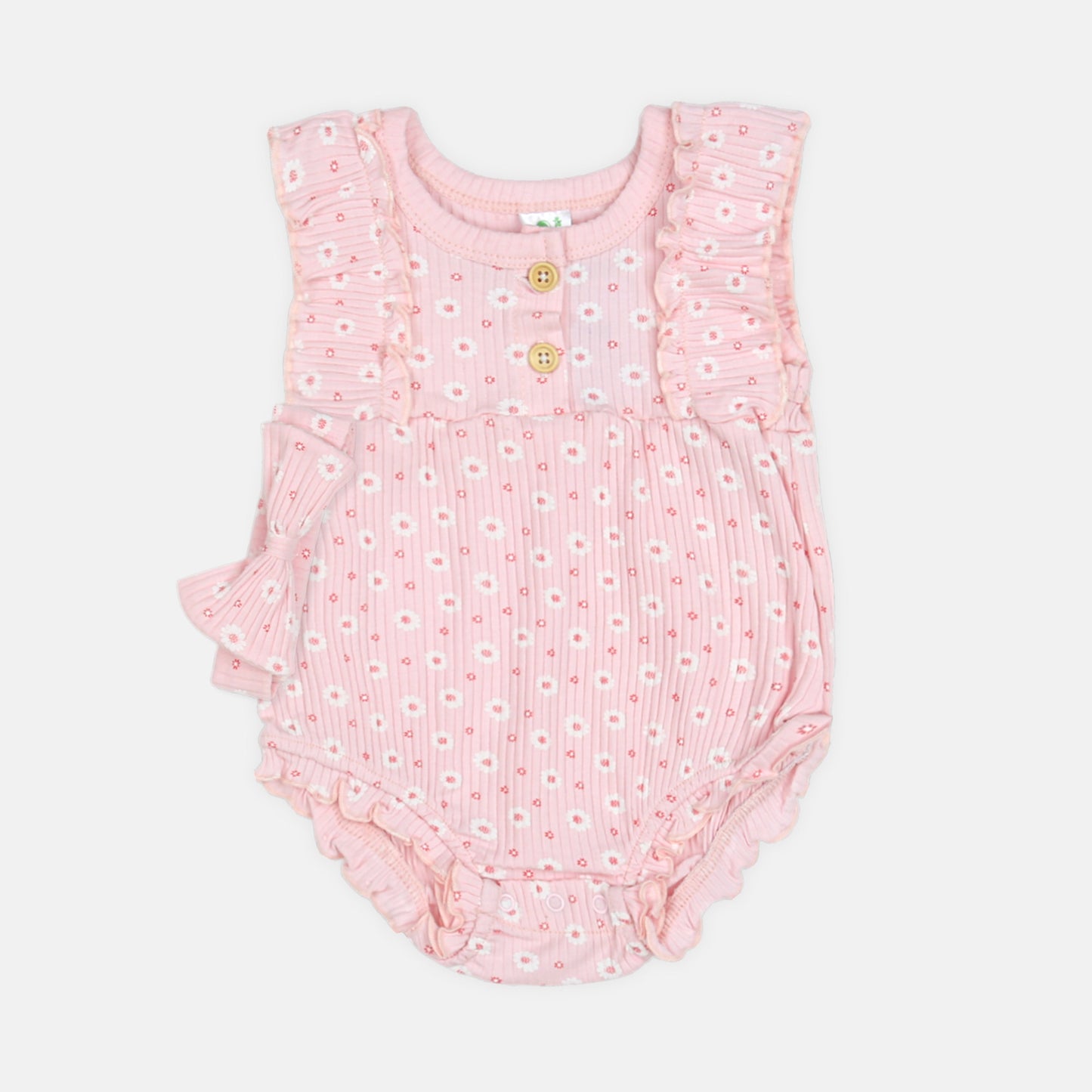Pink Daisy Romper Set