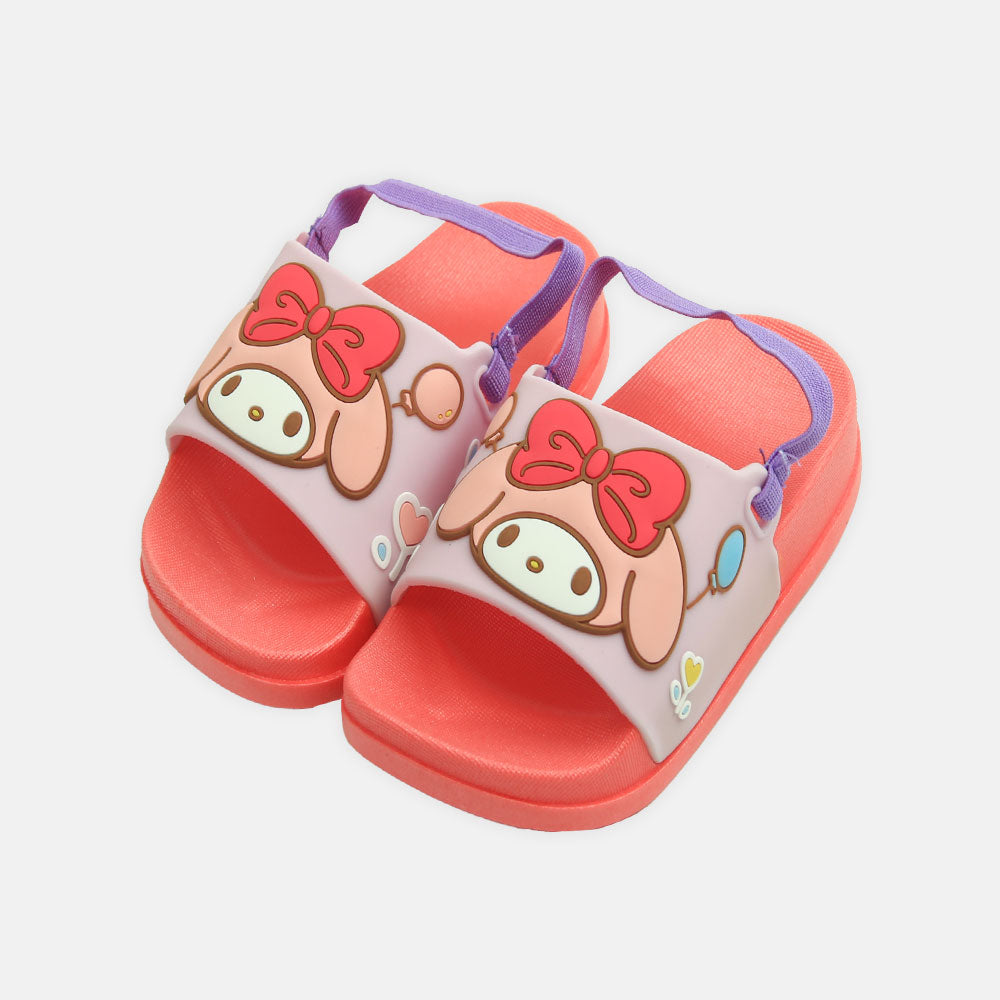 Girl Little Bow Bunny Slides