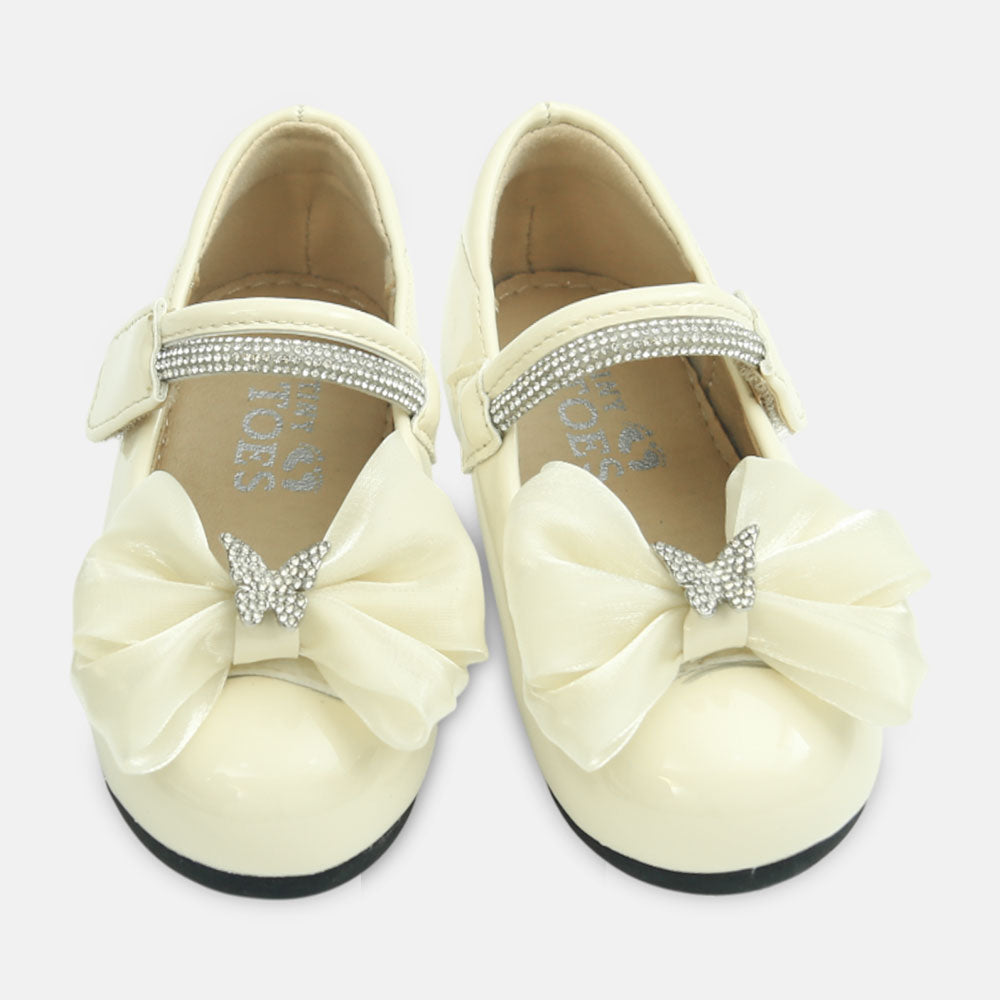 Girl Shoes Dramatic Bow Party