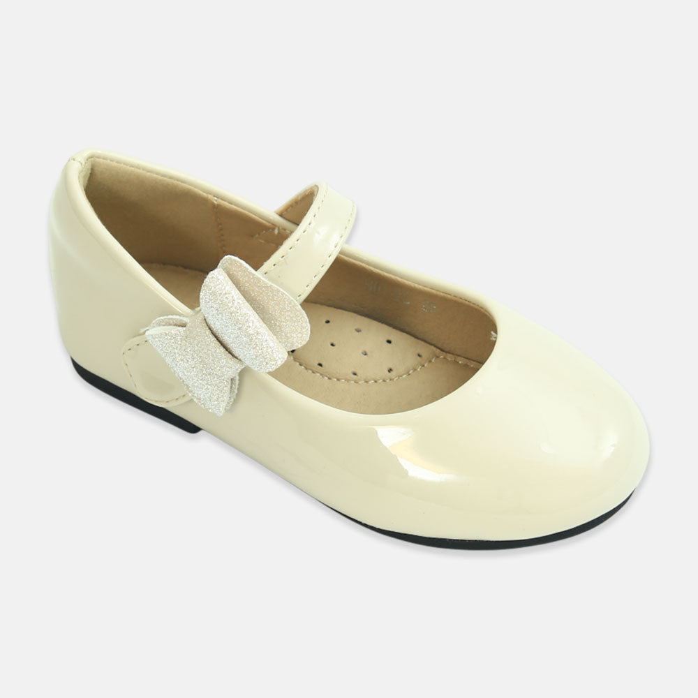 Girl Shoes Classic Beige Mary Janes