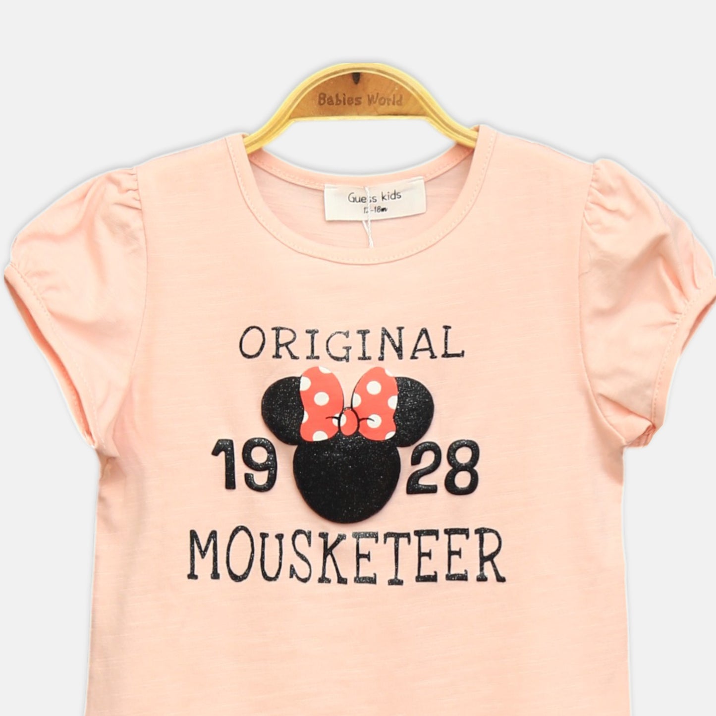 Peach Mousketeer Tee