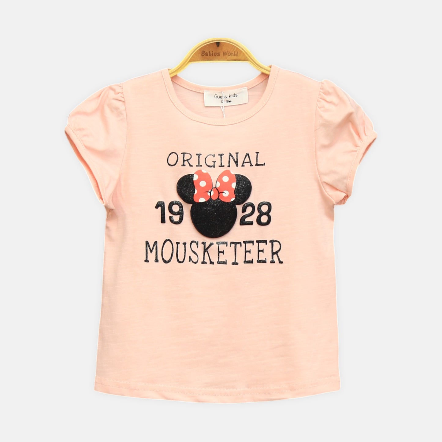 Peach Mousketeer Tee